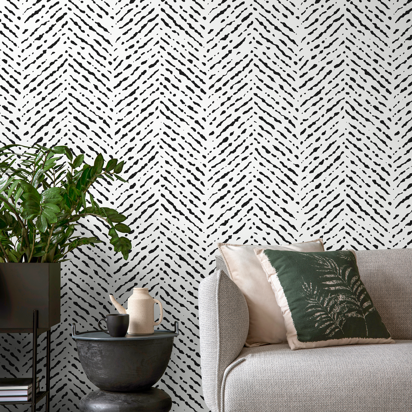 Removable Wallpaper Scandinavian Wallpaper Temporary Wallpaper Minimalistic Wallpaper Peel and Stick Wallpaper Wall Paper - A421