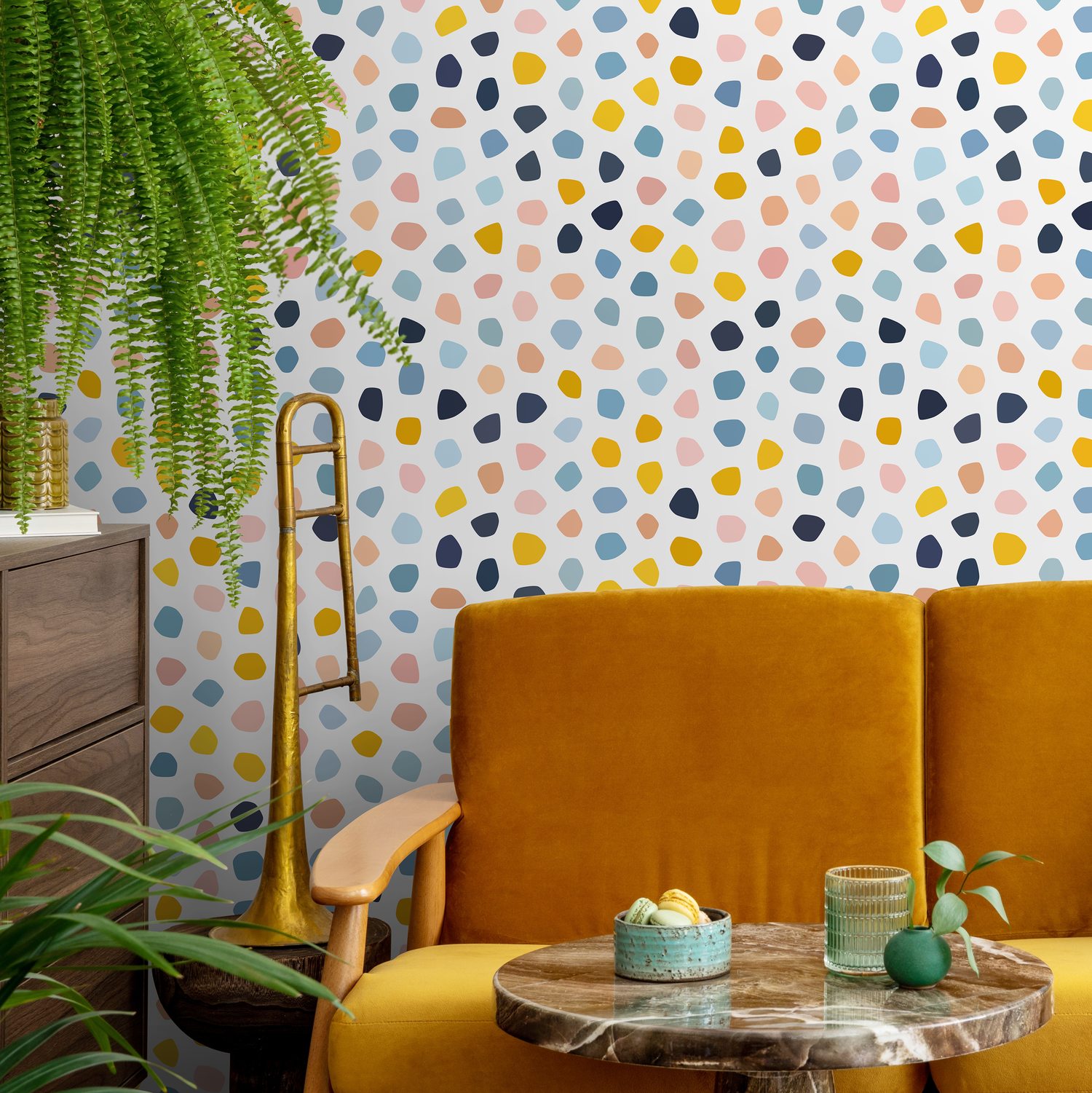 Papel tapiz autoadhesivo, papel tapiz removible, decoración de pared, decoración del hogar, arte de pared imprimible, decoración de habitación, impresiones de pared, tapiz - A856