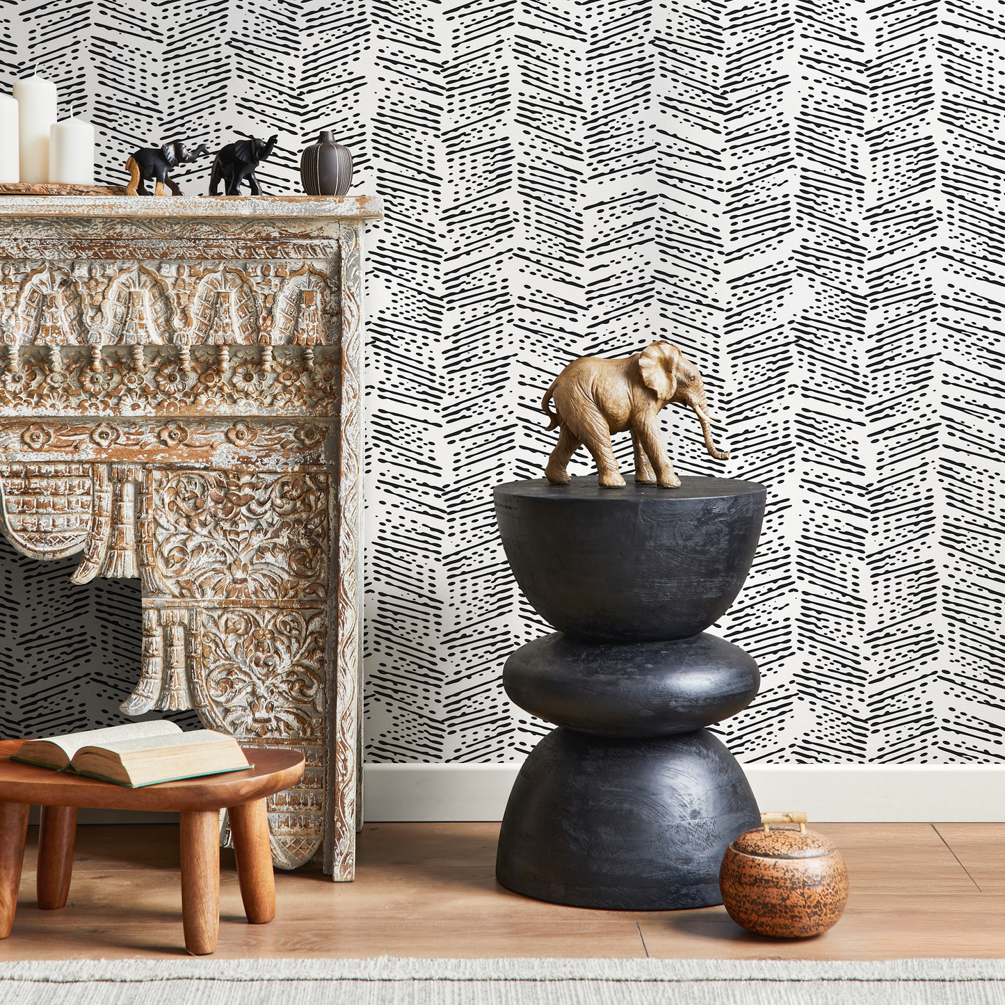 Papel tapiz extraíble, papel tapiz autoadhesivo, decoración de pared, decoración del hogar, arte de pared imprimible, decoración de habitación, impresiones de pared - B345