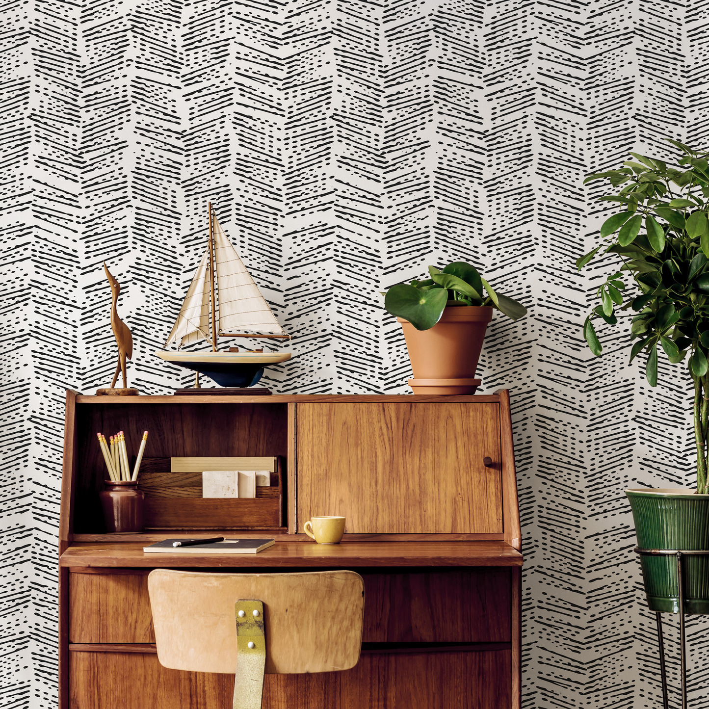 Papel tapiz extraíble, papel tapiz autoadhesivo, decoración de pared, decoración del hogar, arte de pared imprimible, decoración de habitación, impresiones de pared - B345