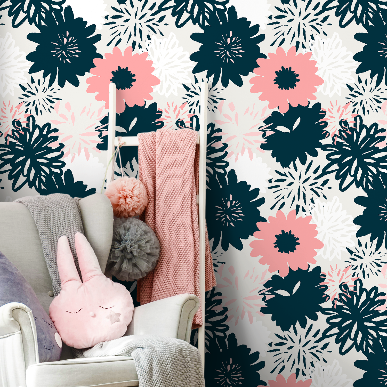 Papel tapiz autoadhesivo, papel tapiz removible, decoración de pared, decoración del hogar, arte de pared imprimible, decoración de habitación, impresiones de pared, tapiz - B371
