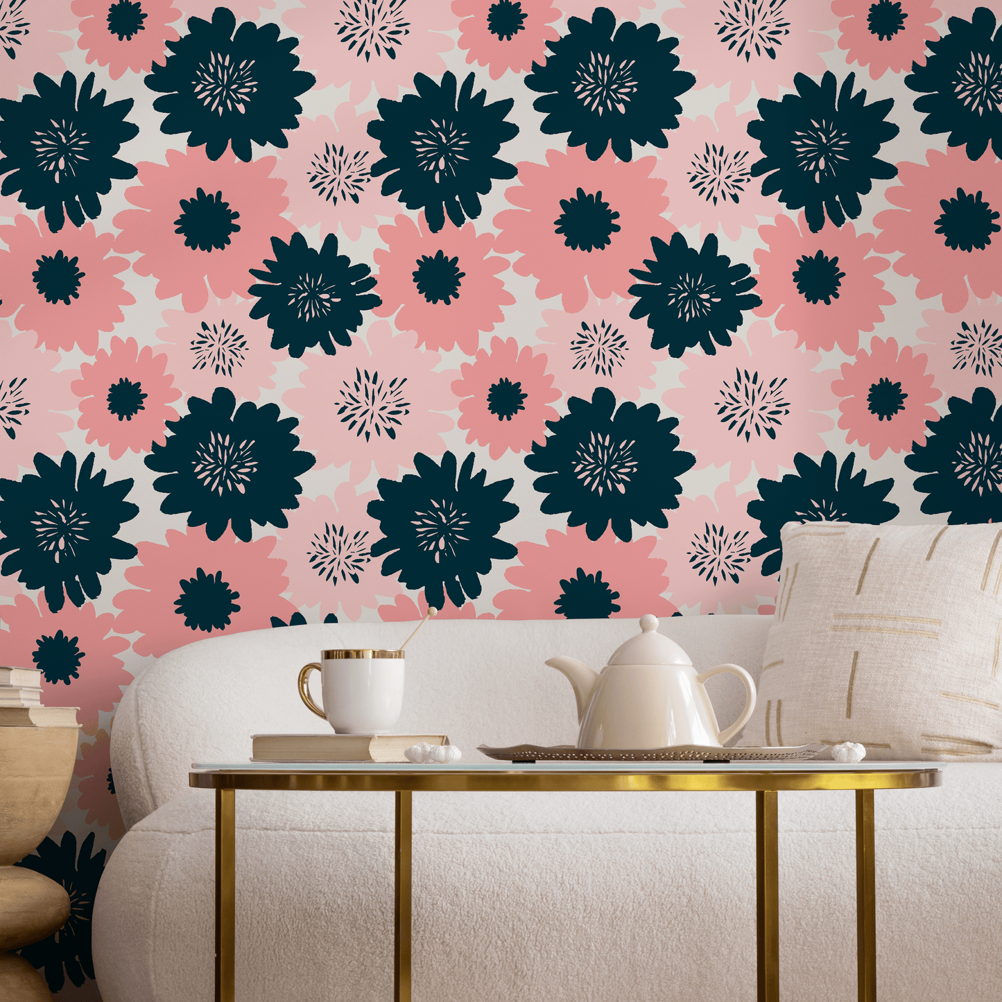 Papel tapiz autoadhesivo, papel tapiz removible, decoración de pared, decoración del hogar, arte de pared imprimible, decoración de habitación, impresiones de pared, tapiz - B373
