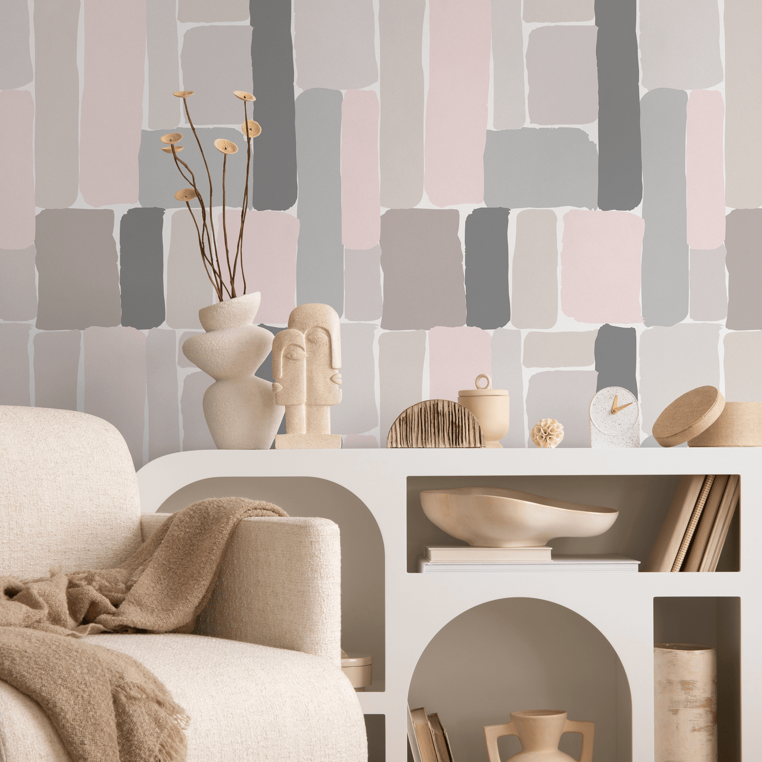 Papel tapiz autoadhesivo, papel tapiz removible, decoración de pared, decoración del hogar, arte de pared imprimible, decoración de habitación, impresiones de pared, tapiz - B375