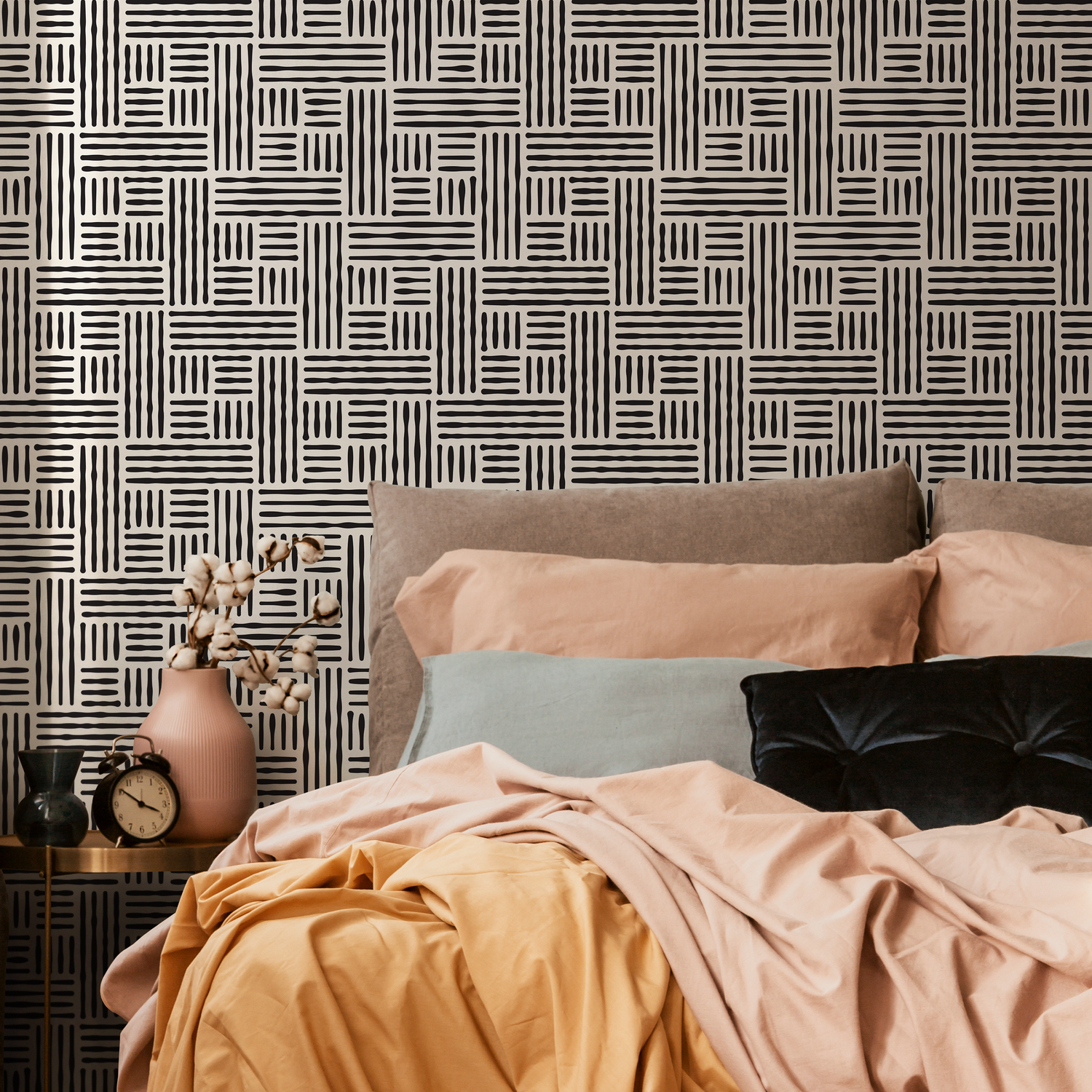 Papel pintado autoadhesivo, papel pintado extraíble, decoración de pared, decoración del hogar, arte de pared imprimible, decoración de habitación, impresiones de pared, tapiz - B418