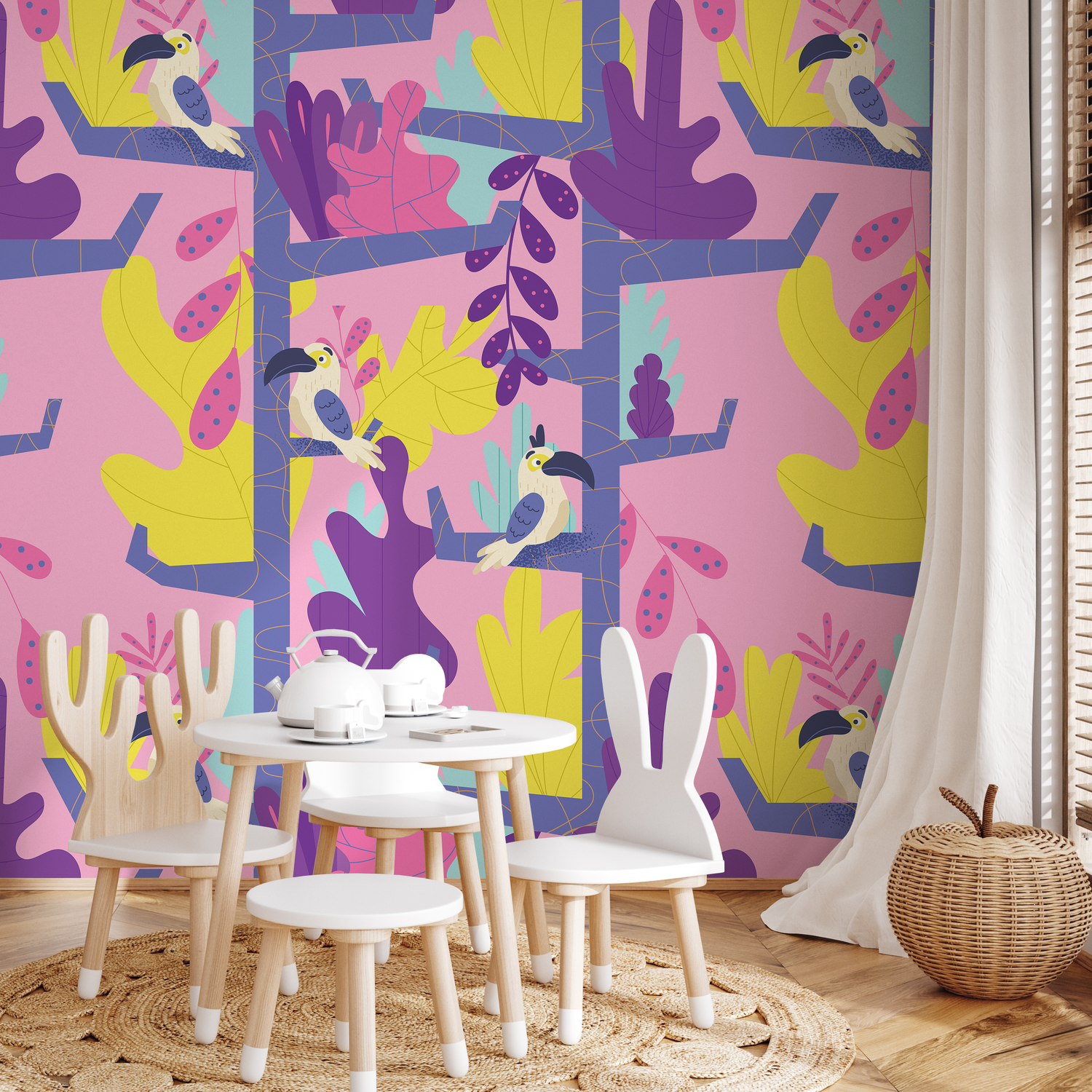 Papier peint autocollant, papier peint amovible, papier peint temporaire, papier peint minimaliste, papier peint scandinave, papier peint mural - AS2-B575