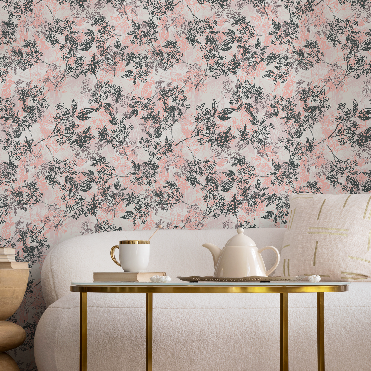 Papel tapiz extraíble, papel tapiz autoadhesivo, decoración de pared, decoración del hogar, arte de pared imprimible, decoración de habitación, impresiones de pared - B825
