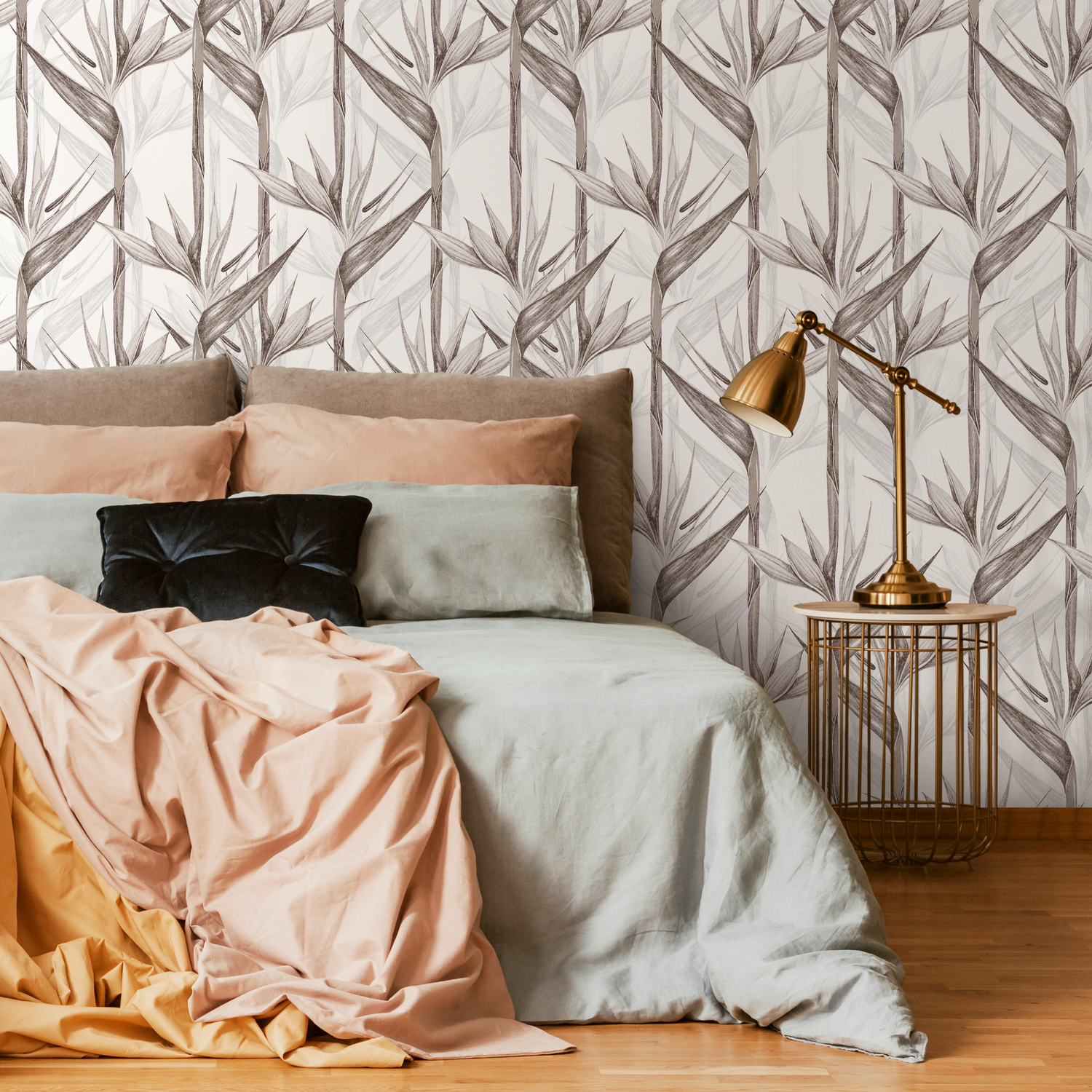 Papel pintado autoadhesivo, papel pintado extraíble, decoración de pared, decoración del hogar, arte de pared imprimible, decoración de habitación, impresiones de pared, tapiz - C004