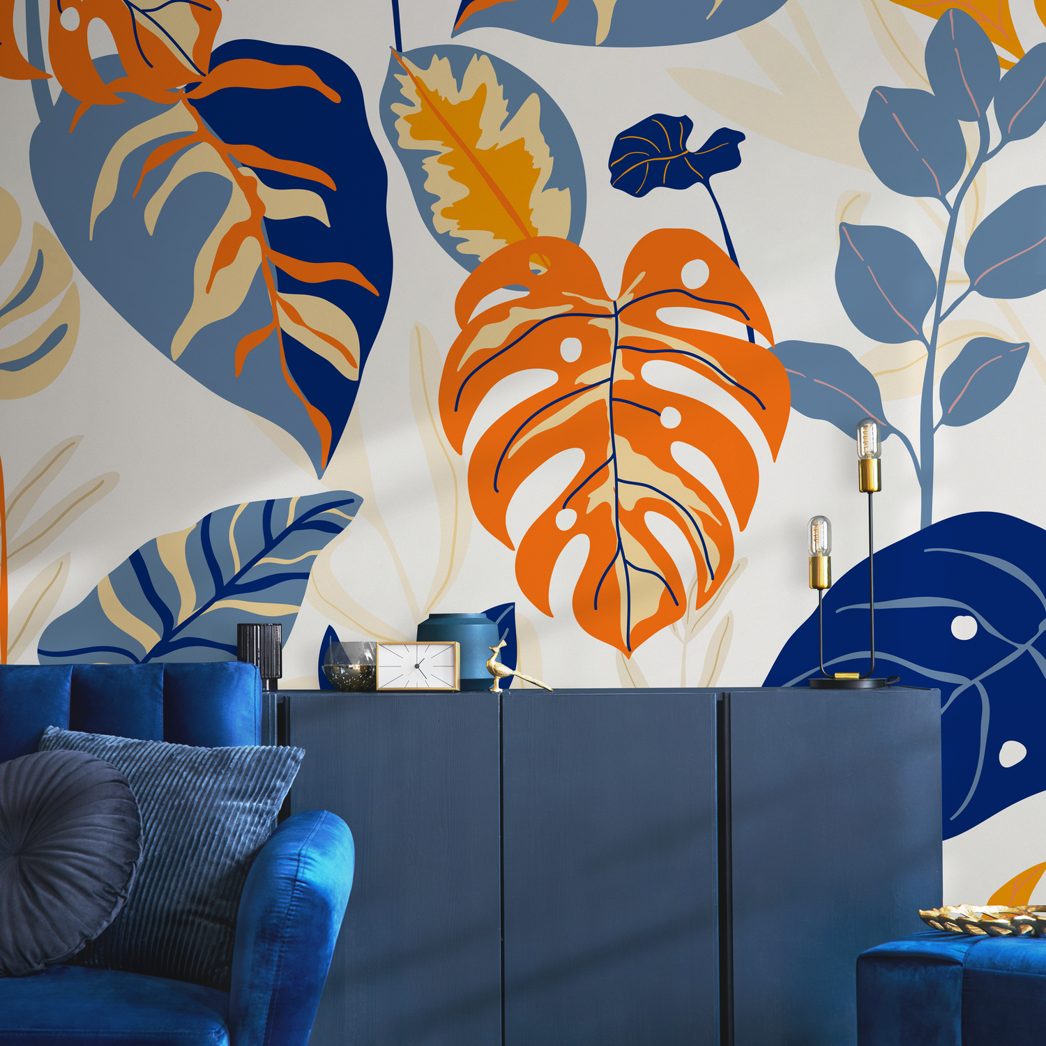 Papier peint autocollant amovible, décoration murale, décoration d'intérieur, art mural imprimable, décoration de chambre, impressions murales, tenture murale - C018
