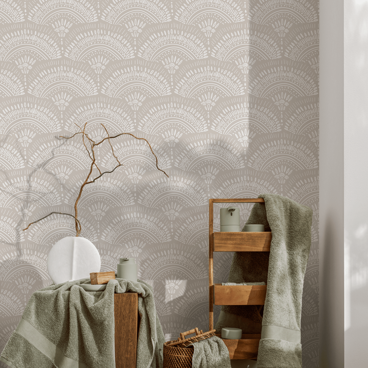 Removable Wallpaper Peel and Stick Wallpaper Wall Paper Wall Mural - Geometric Art Deco Wallpaper - C065 - ONDECOR.COM