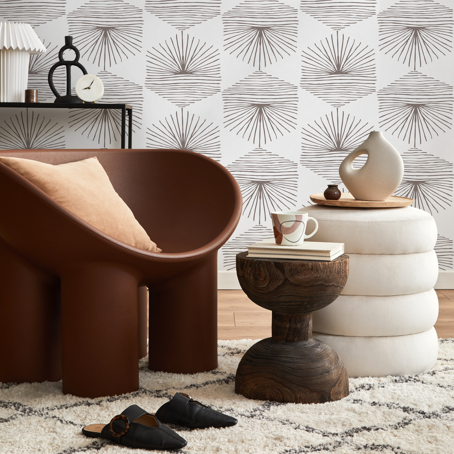 Papel pintado autoadhesivo, papel pintado extraíble, decoración de pared, decoración del hogar, arte de pared imprimible, decoración de habitación, impresiones de pared, tapiz - C074
