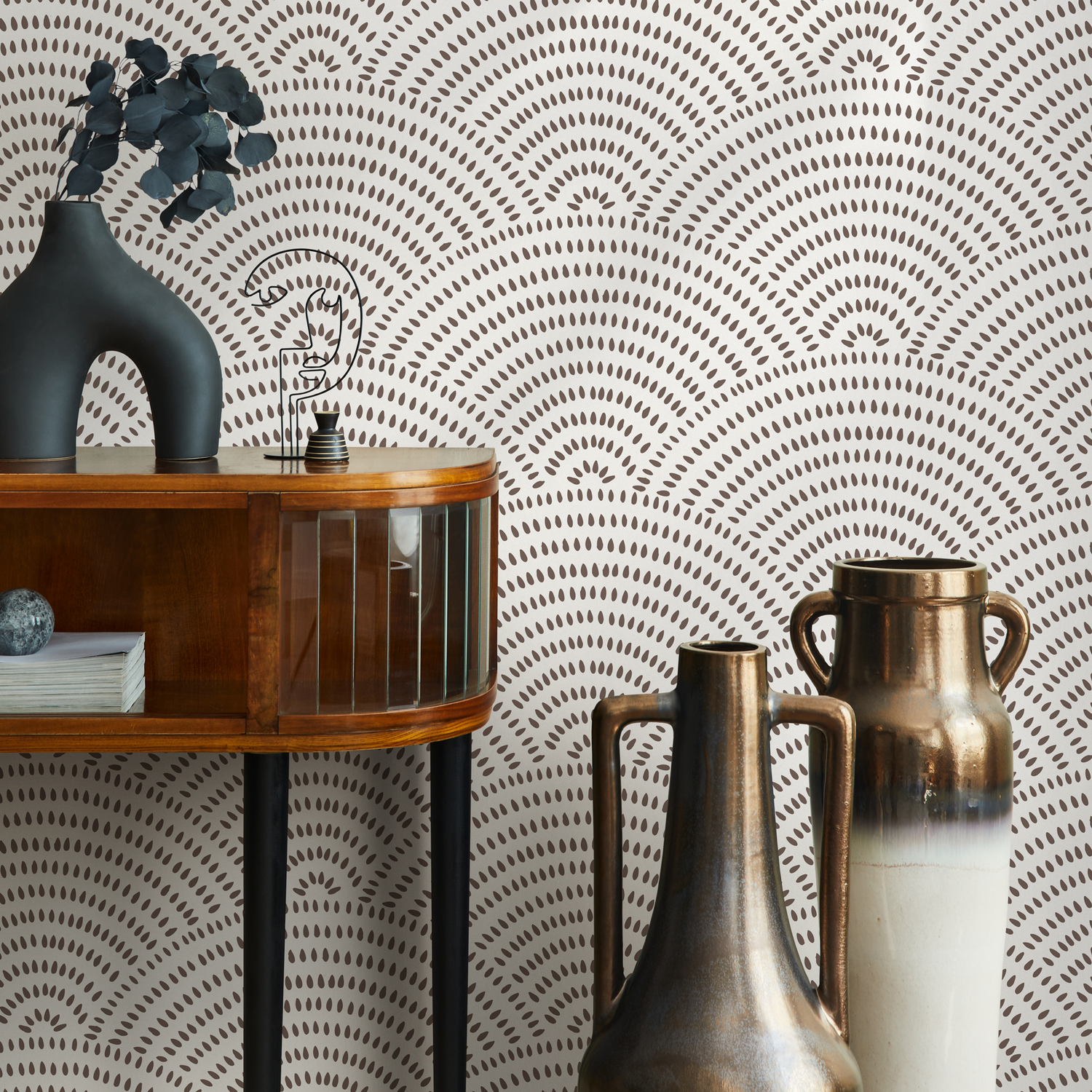 Papel pintado autoadhesivo, papel pintado extraíble, decoración de pared, decoración del hogar, arte de pared imprimible, decoración de habitación, impresiones de pared / geométrico - C076
