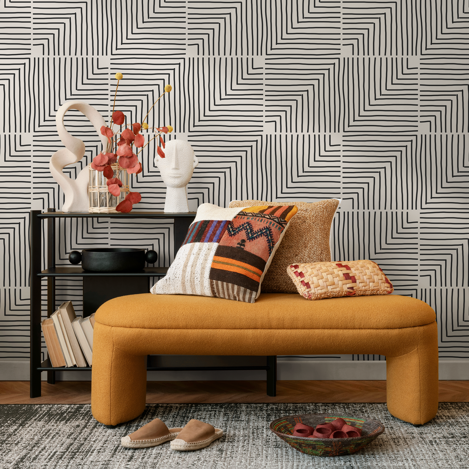 Papier peint autocollant amovible, décoration murale, décoration d'intérieur, art mural imprimable, décoration de chambre, impressions murales, tenture murale - C248