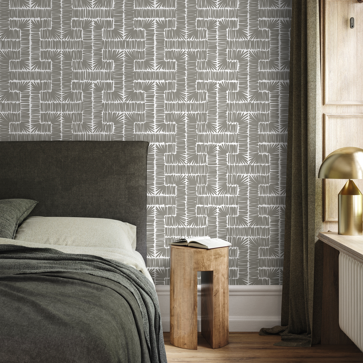 Gray Modern Wallpaper / Peel and Stick Wallpaper Removable Wallpaper Home Decor Wall Art Wall Decor Room Decor - D048 - ONDECOR.COM