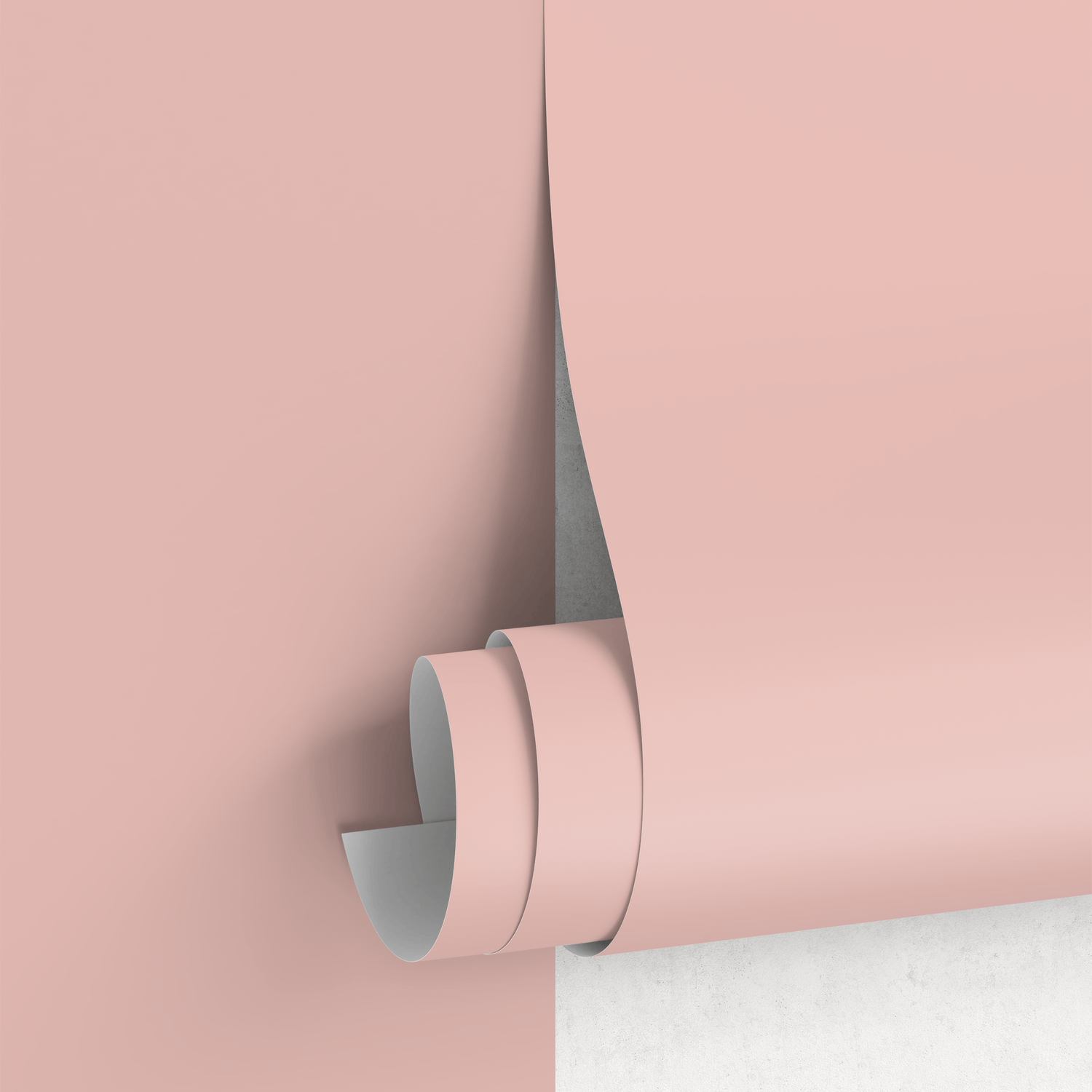 Minimalist Wallpaper with a Solid Color in Old Rose Pink - D435