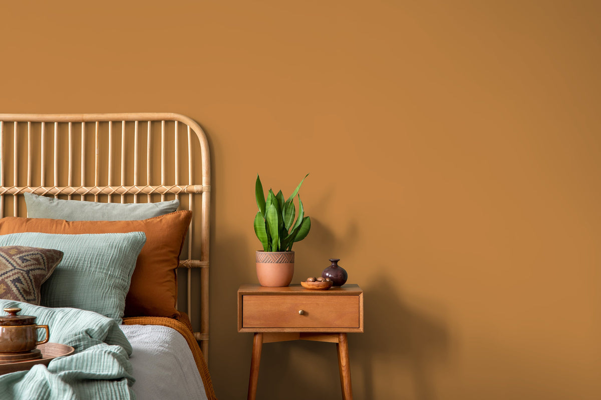 Bronze Non-Metallic Wallpaper / Solid Color / Peel and Stick Wallpaper Removable Wallpaper Home Decor Wall Art Wall Decor Room Decor - D460