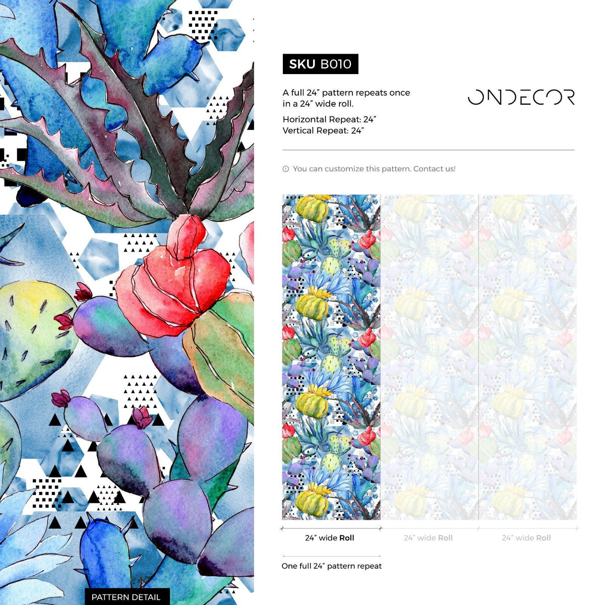 Wall Art Wallpaper Peel and Stick Wallpaper Removable Wallpaper Home Decor Wall Decor Room Decor / Abstract Botanical Watercolour - B010