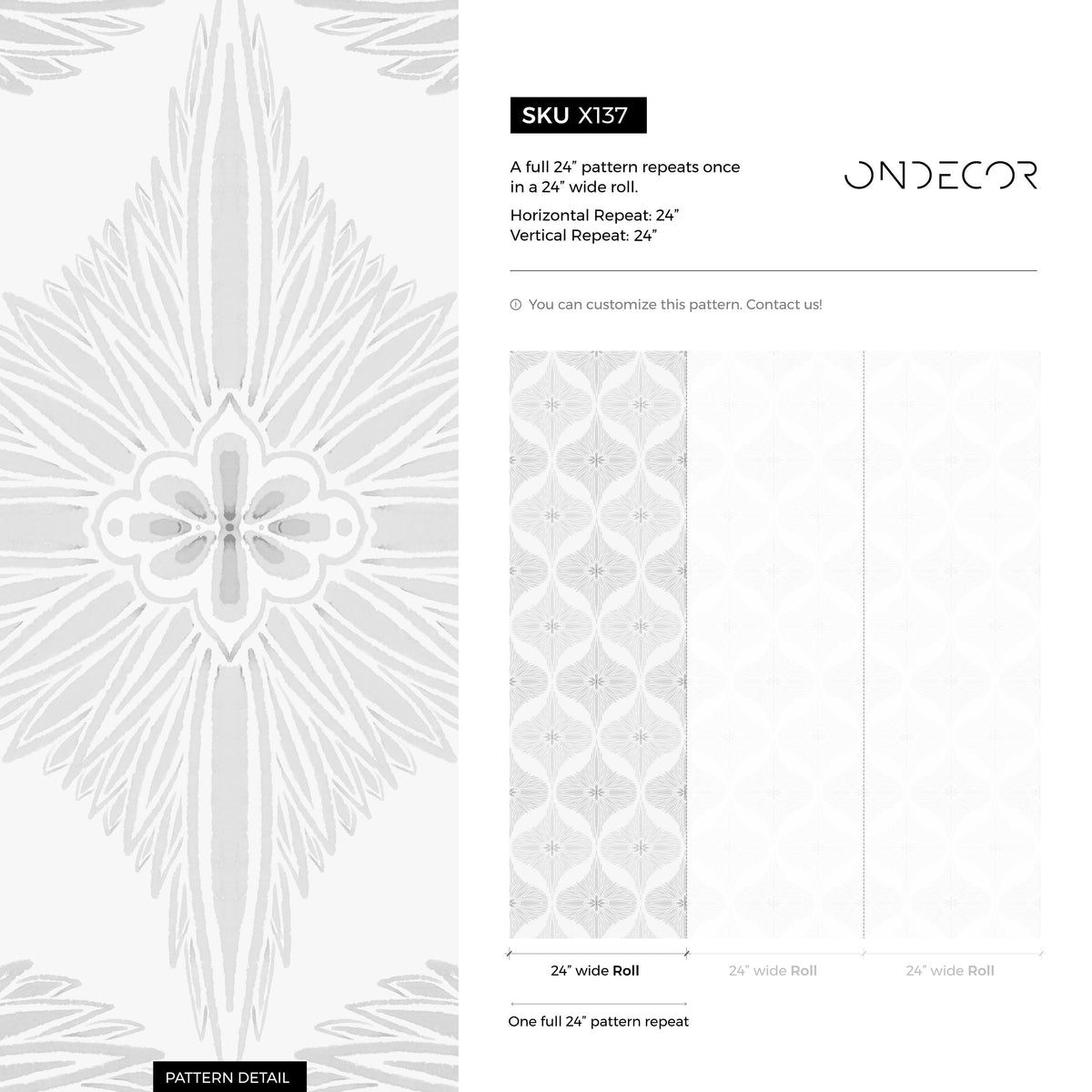 Wallpaper eel and Stick Wallpaper Removable Wallpaper Home Decor Wall Art Wall Decor Room Decor / Gray Abstract Wallpaper - X137