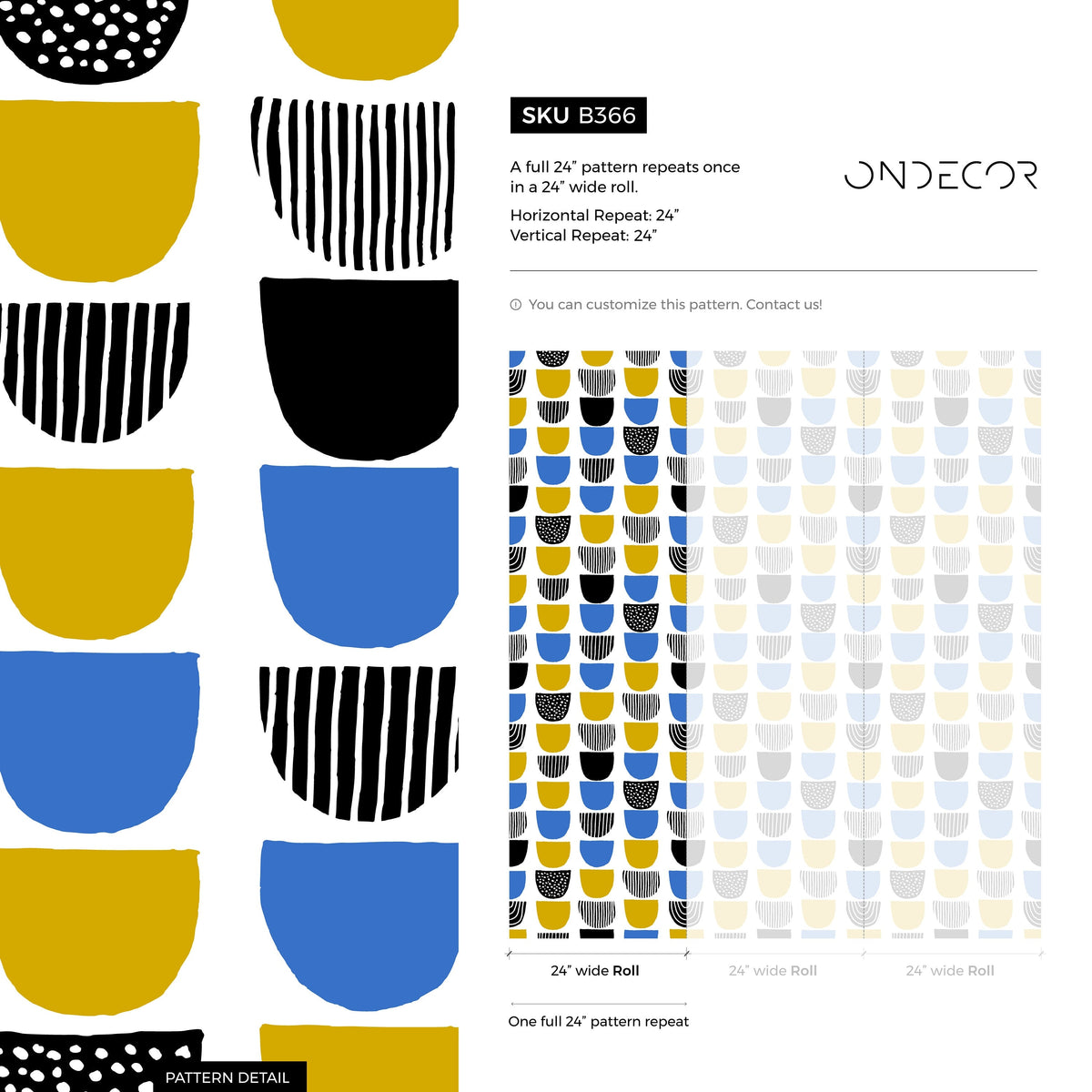 Spots Wallpaper - Removable Wallpaper Peel and Stick Wallpaper Wall Paper Wall Mural - B366