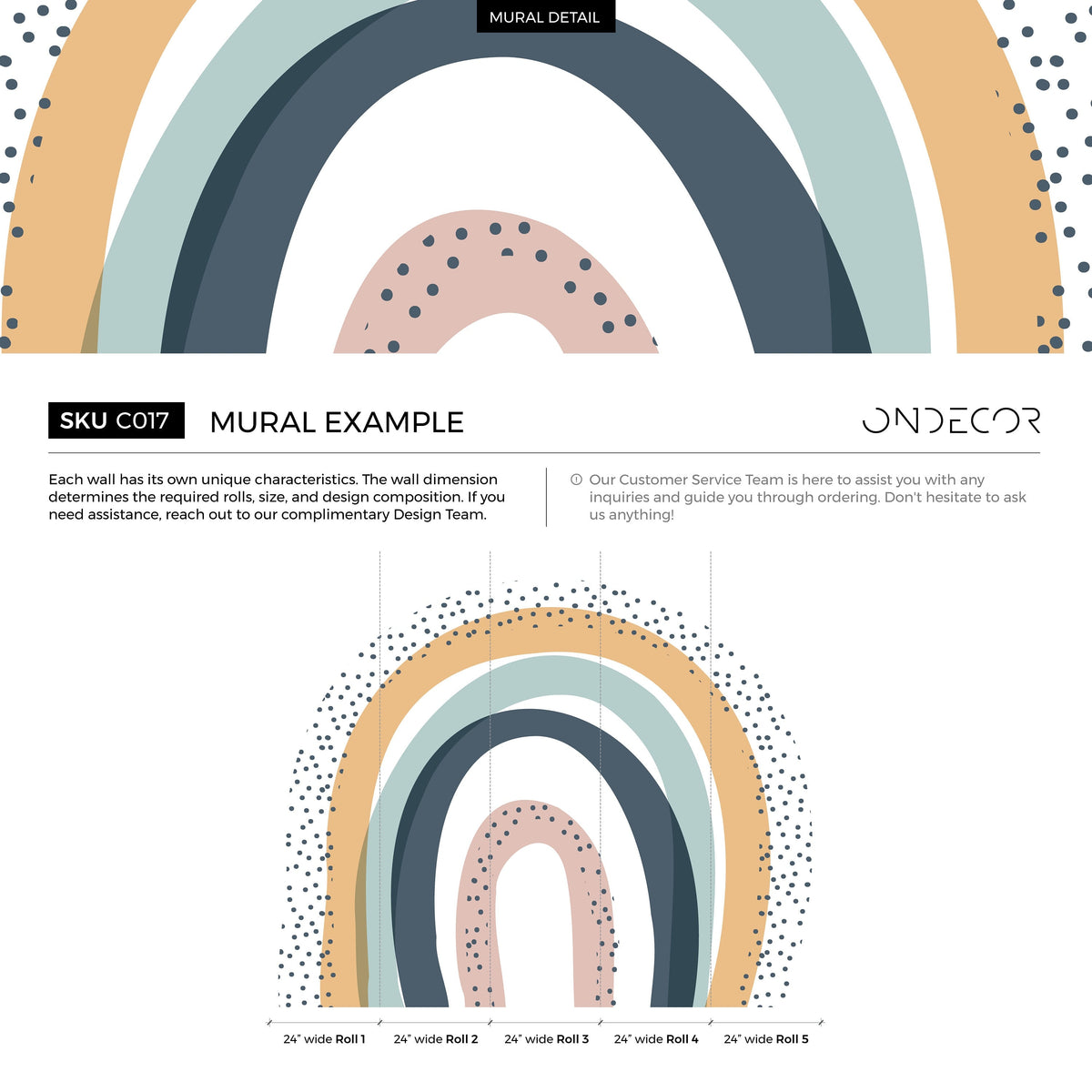 Peel and Stick Wallpaper Removable Wallpaper Contemporary Wall Mural Temporary Wallpaper Abstract Wallpaper Boho Kids- C017