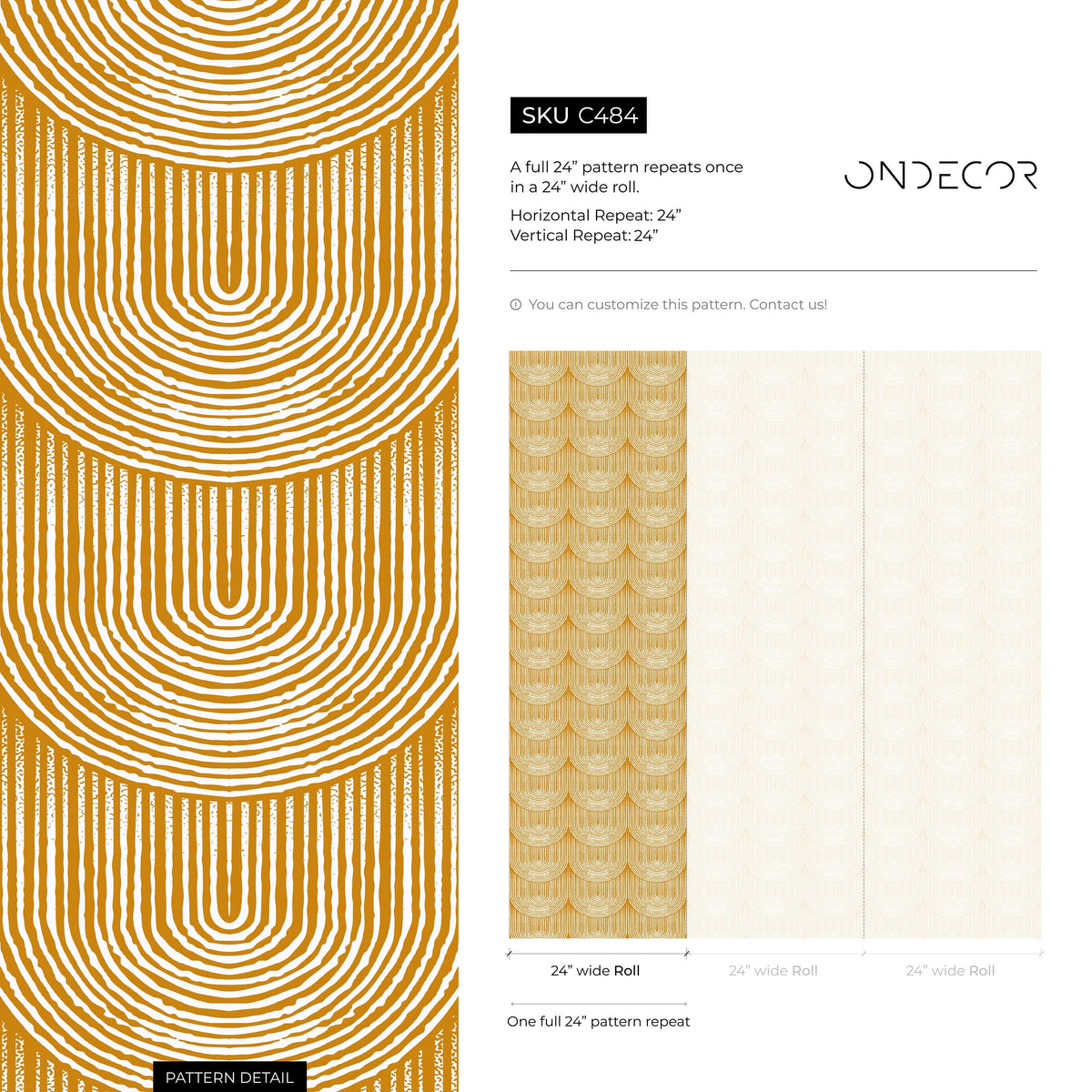 Wallpaper Peel and Stick Wallpaper Removable Wallpaper Home Decor Wall Art Wall Decor Room Decor / Boho Arches Wallpaper - C484