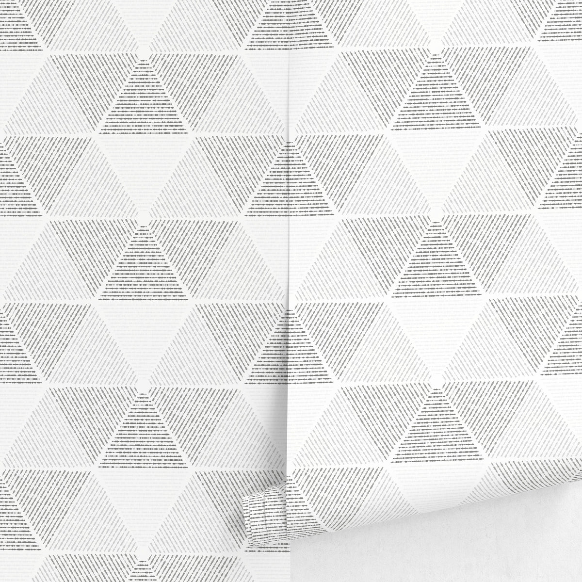 Removable Wallpaper Peel and Stick Wallpaper Wall Paper Wall Mural - Geometric Black and White Wallpaper - A438