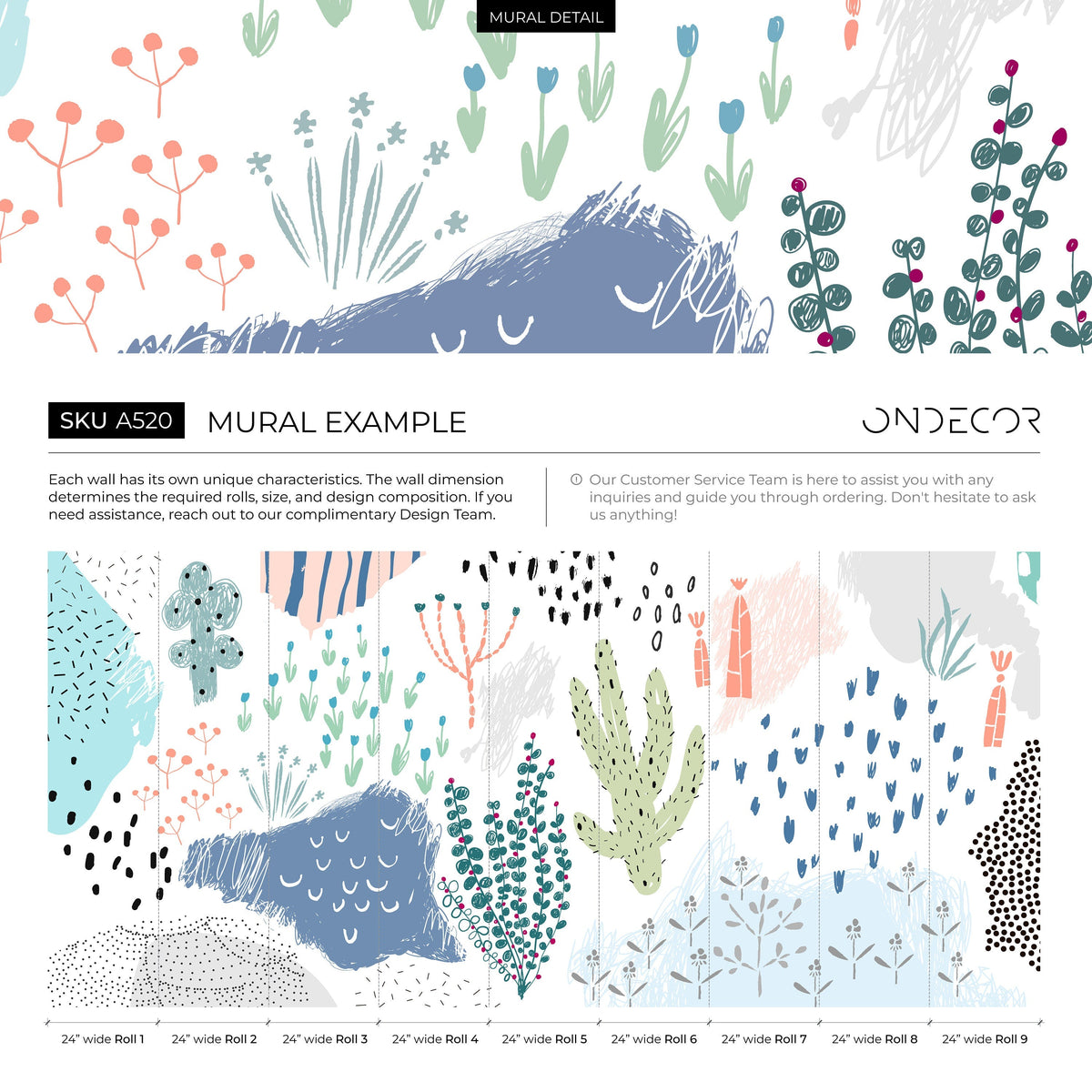 Cute Desert Wallpaper Nursery Wallpaper Fun Mural Peel and Stick and Traditional Wallpaper - A520