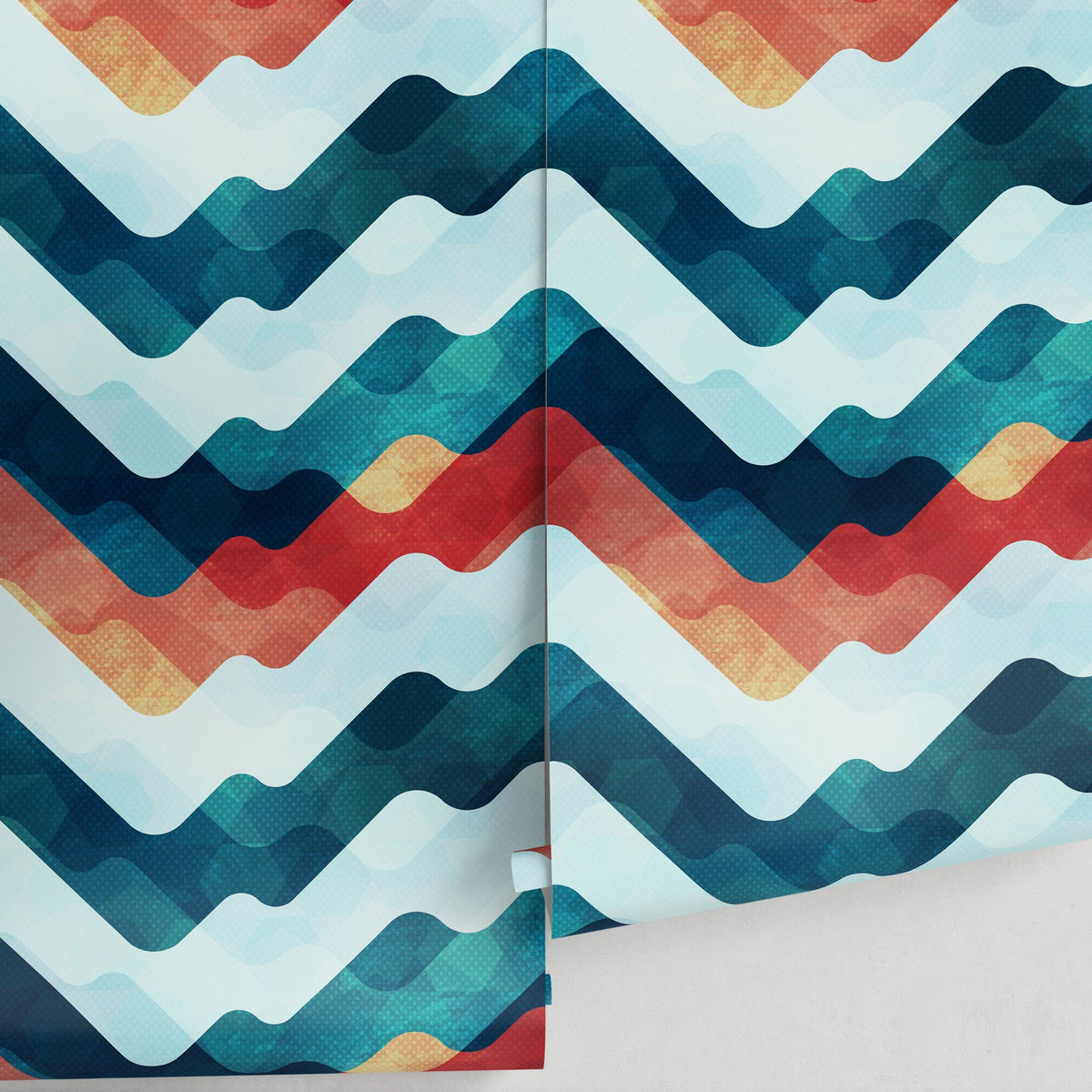 Wallpaper Peel and Stick Wallpaper Removable Wallpaper Home Decor Wall Art Wall Decor Room Decor / Colorful Abstract Wallpaper - A054