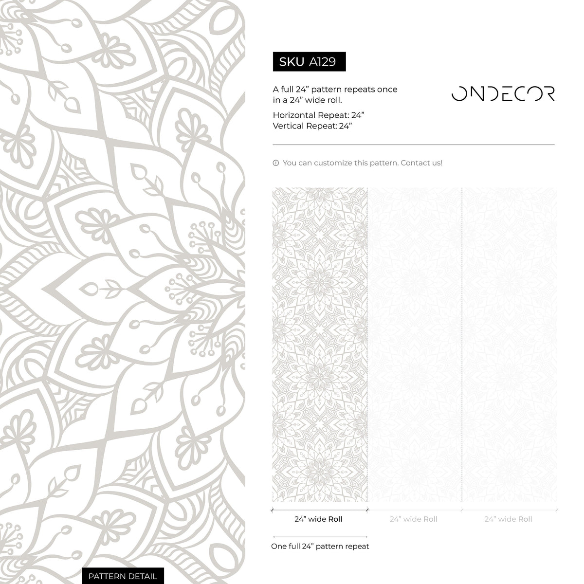 Removable Wallpaper Peel and Stick Wallpaper Wall Paper - A129