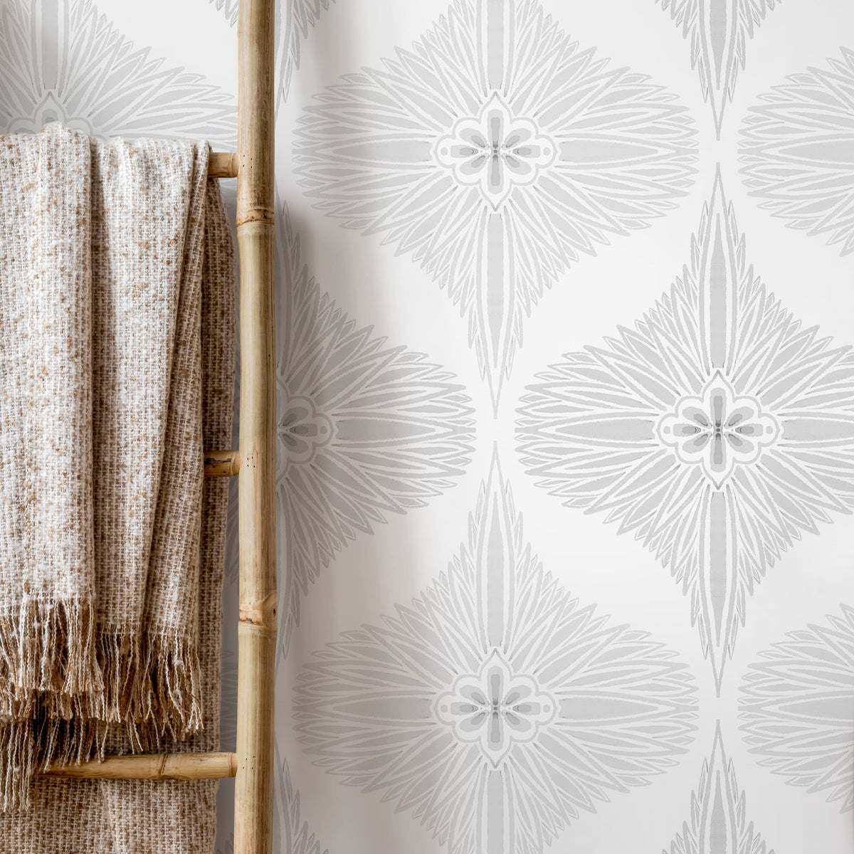 Wallpaper eel and Stick Wallpaper Removable Wallpaper Home Decor Wall Art Wall Decor Room Decor / Gray Abstract Wallpaper - X137