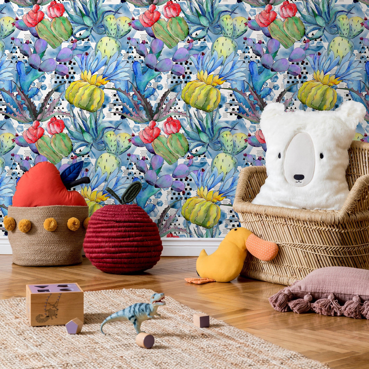 Wall Art Wallpaper Peel and Stick Wallpaper Removable Wallpaper Home Decor Wall Decor Room Decor / Abstract Botanical Watercolour - B010