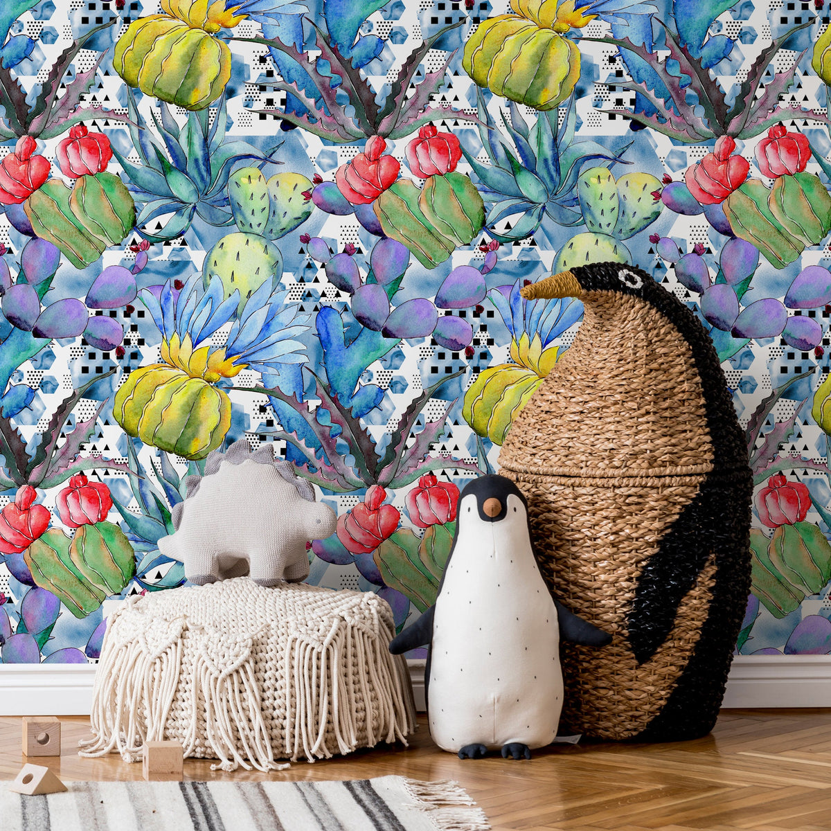 Wall Art Wallpaper Peel and Stick Wallpaper Removable Wallpaper Home Decor Wall Decor Room Decor / Abstract Botanical Watercolour - B010