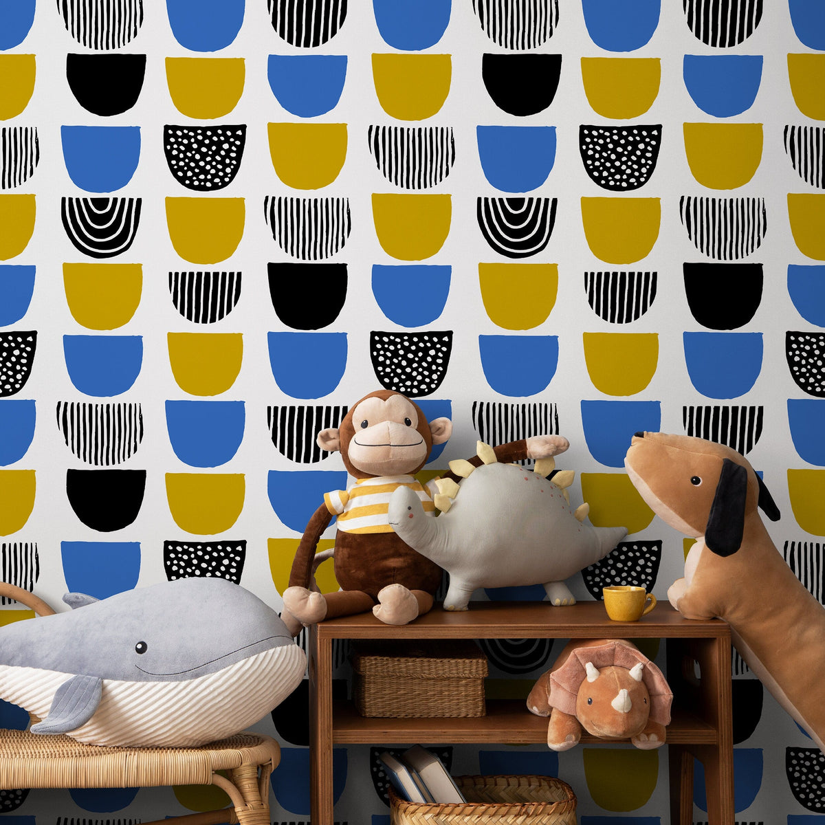 Spots Wallpaper - Removable Wallpaper Peel and Stick Wallpaper Wall Paper Wall Mural - B366