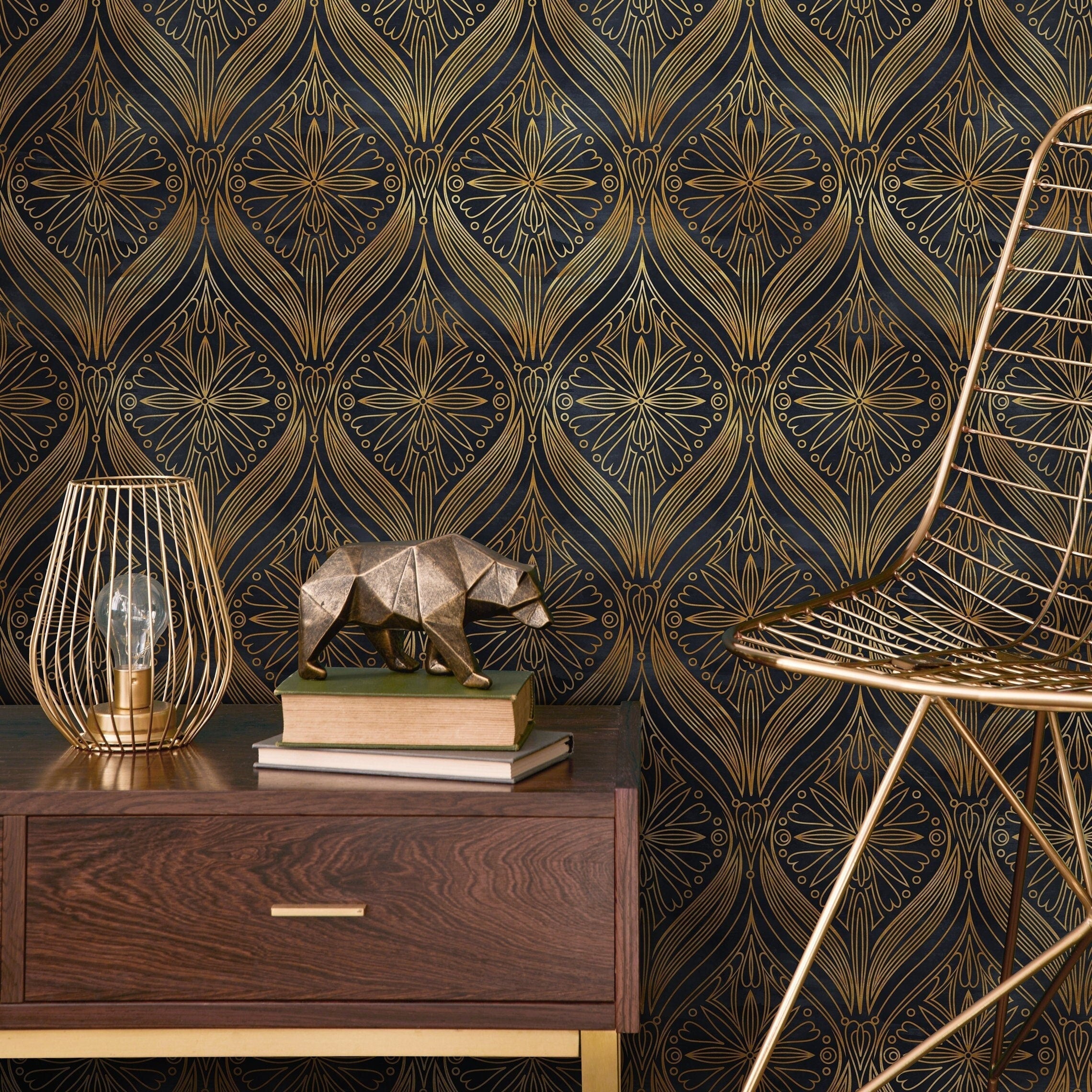 Premium Art Deco Wallpaper | Removable Home Decor | Free Ship – ONDECOR.COM