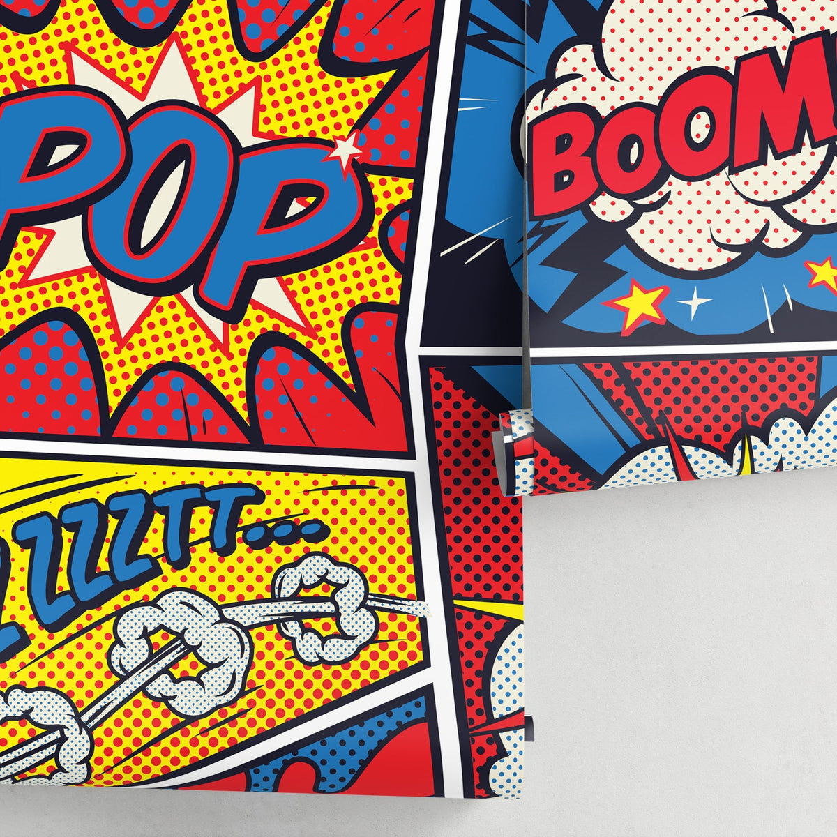 Pop Art Wallpaper - Removable Wallpaper Peel and Stick Wallpaper Wall Paper / Pop Art Comic Wallpaper - B278