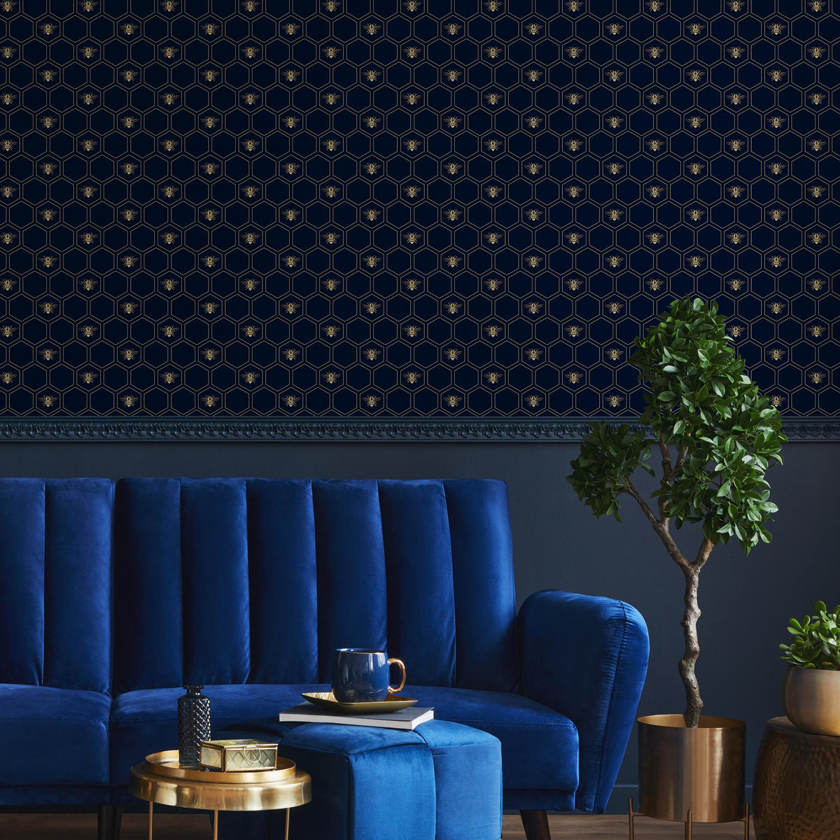 Dining Room Wallpaper Honeycomb Wallpaper For Dining Room Faux Gold Wallpaper Peel And Stick Gold Wallpaper Bee Wallpaper Deco Wall - E076
