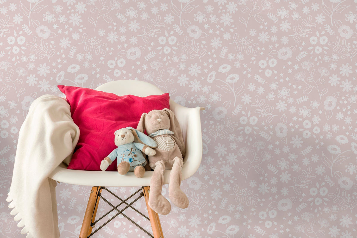 Removable Wallpaper, Temporary Wallpaper, Minimalistic Wallpaper, Peel and Stick Wallpaper, Wall Paper, Boho - X097