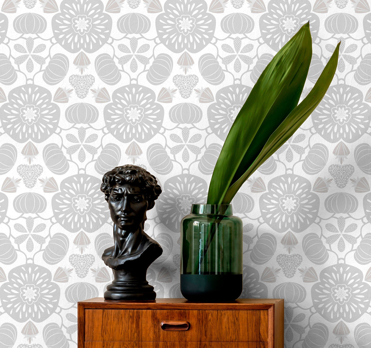 Removable Wallpaper, Minimalistic Wallpaper, Peel and Stick Wallpaper, WallPaper, Art Deco - X051