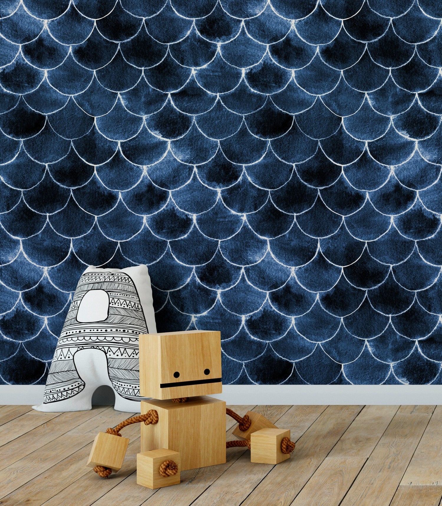 Removable Wallpaper Peel and Stick Wallpaper Wall Paper Wall Mosaico Tiles Wallpaper Watercolor Wallpaper Watercolor Print - X089