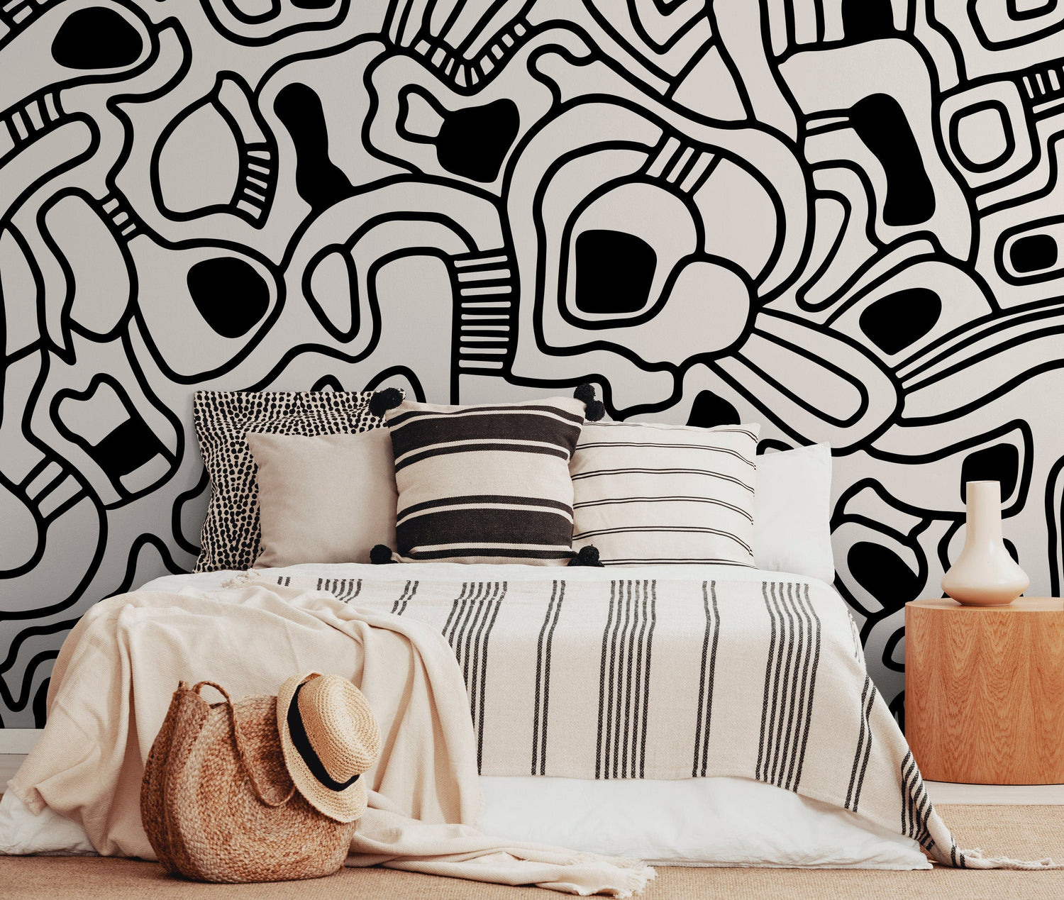 Wallpaper Peel and Stick Wallpaper Removable Wallpaper Home Decor Wall Art Wall Decor Room Decor / Abstract Contemporary Wallpaper - X143