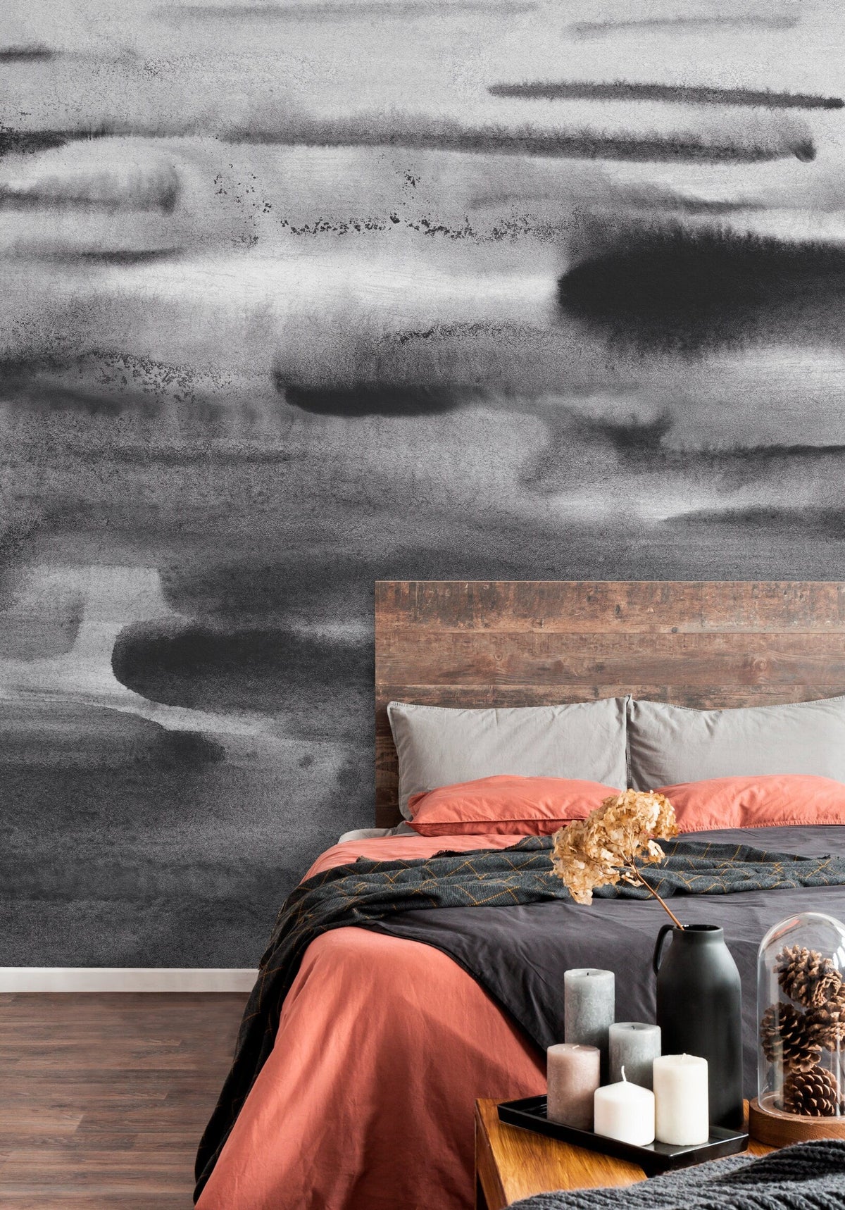 Wallpaper Peel and Stick Wallpaper Removable Wallpaper Home Decor Wall Art Wall Decor Room Decor / Abstract Black and White Wallpaper - X161