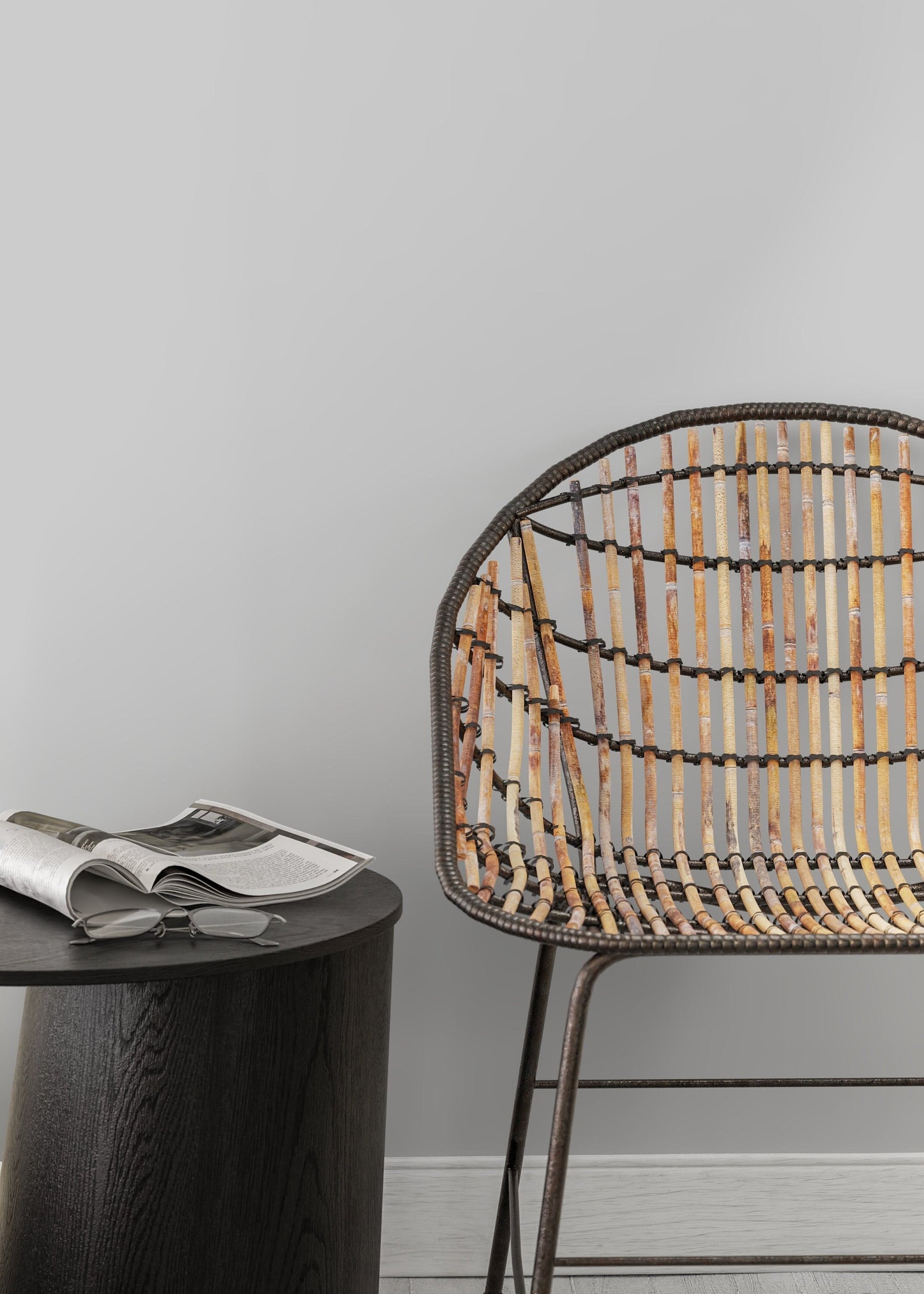 Light Gray Wallpaper/ Solid Color / Peel and Stick Wallpaper Removable Wallpaper Home Decor Wall Art Wall Decor Room Decor - D411