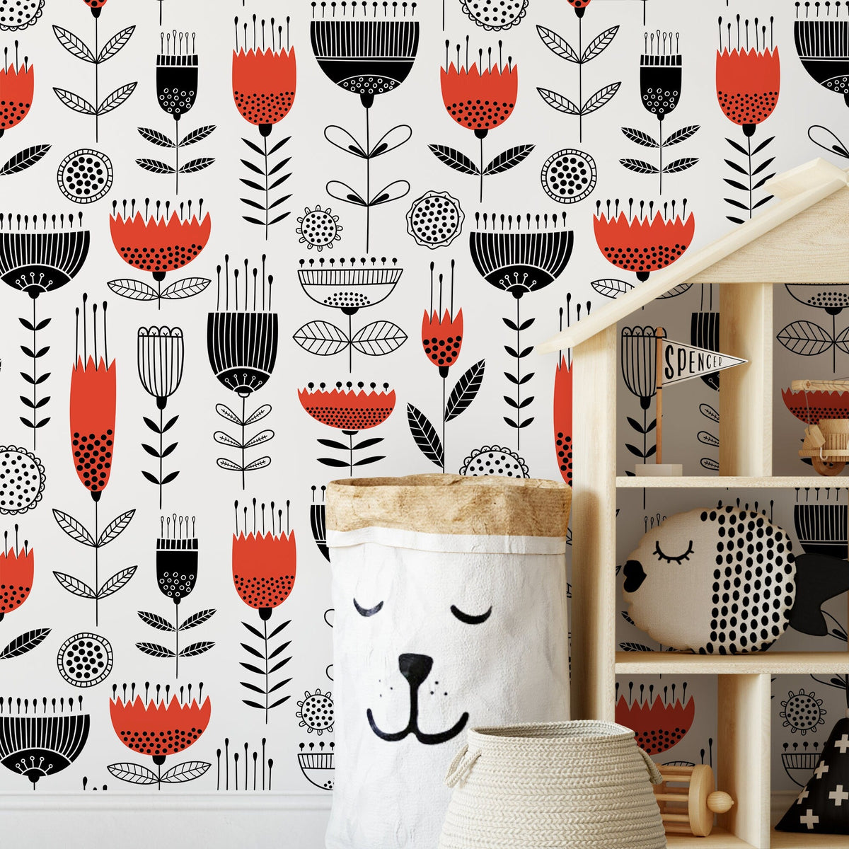 Removable Wallpaper Scandinavian Wallpaper Temporary Wallpaper Sunshine Wallpaper Peel and Stick Wallpaper Wall Paper - A977