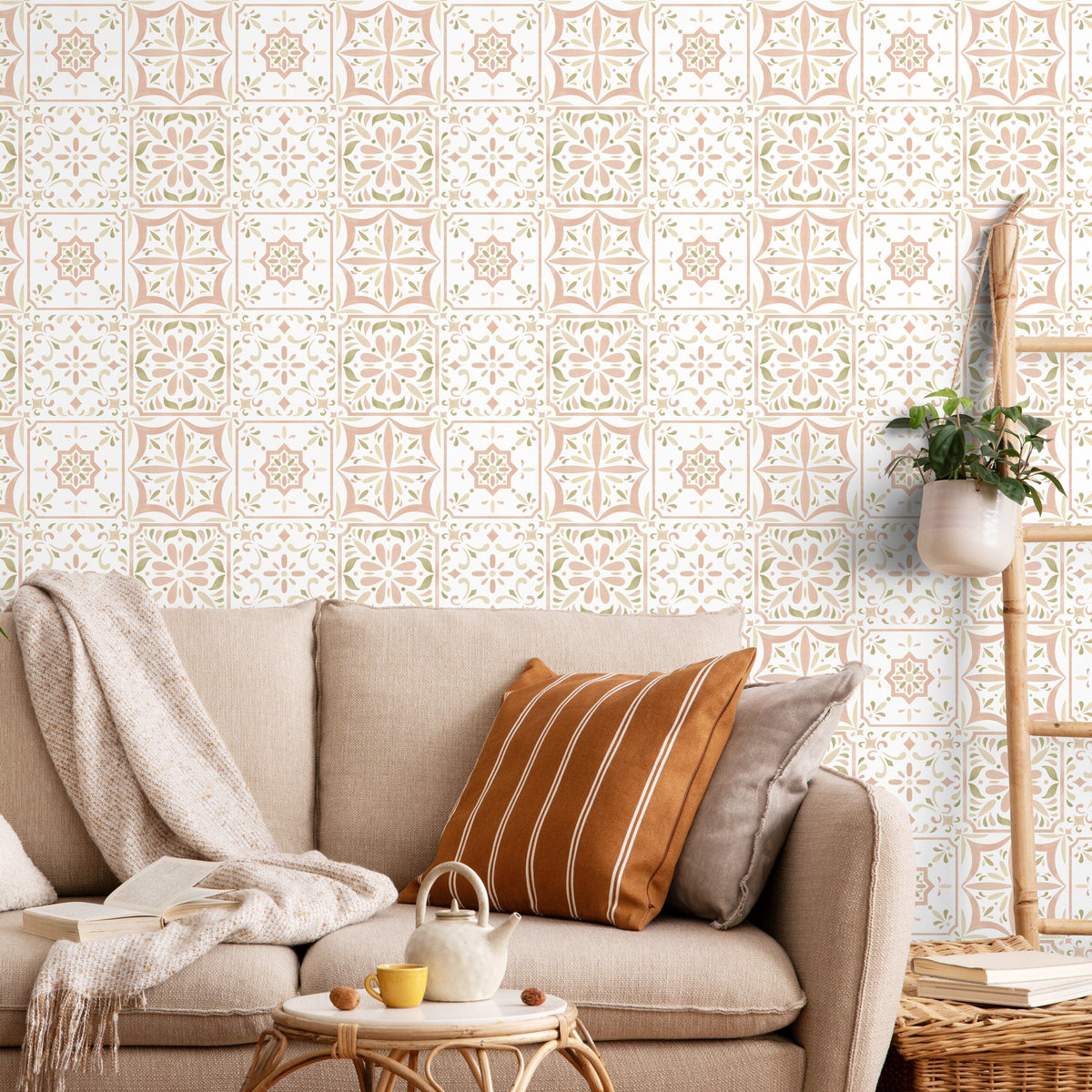 Removable Wallpaper Wallpaper Temporary Wallpaper Flowers Wallpaper Peel and Stick Wallpaper Wall Paper - C256