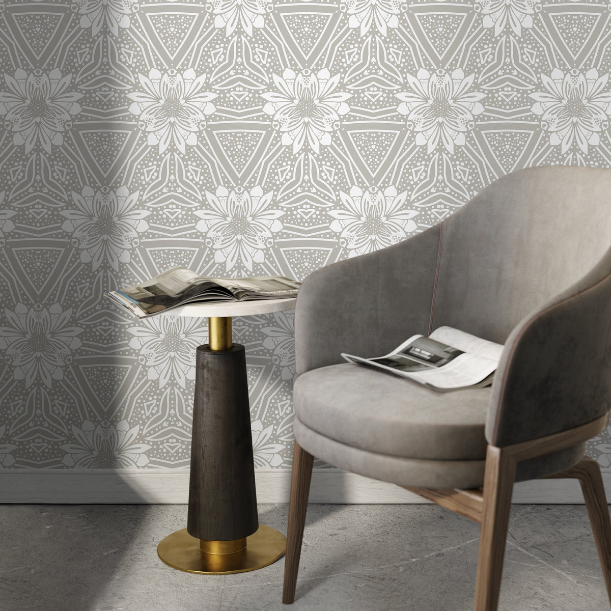 Removable Wallpaper Temporary Wallpaper Vintage Wallpaper Peel and Stick Wallpaper Wall Paper - X023