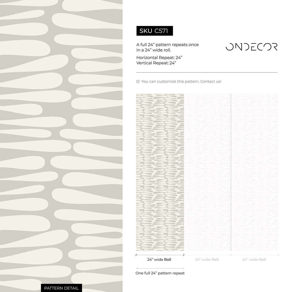 Wallpaper Peel and Stick Wallpaper Removable Wallpaper Home Decor Wall Art Wall Decor Room Decor / Beige Abstract Wallpaper - C571