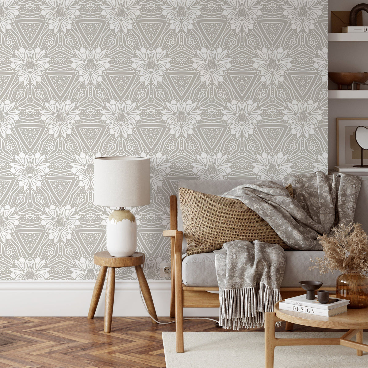 Removable Wallpaper Temporary Wallpaper Vintage Wallpaper Peel and Stick Wallpaper Wall Paper - X023