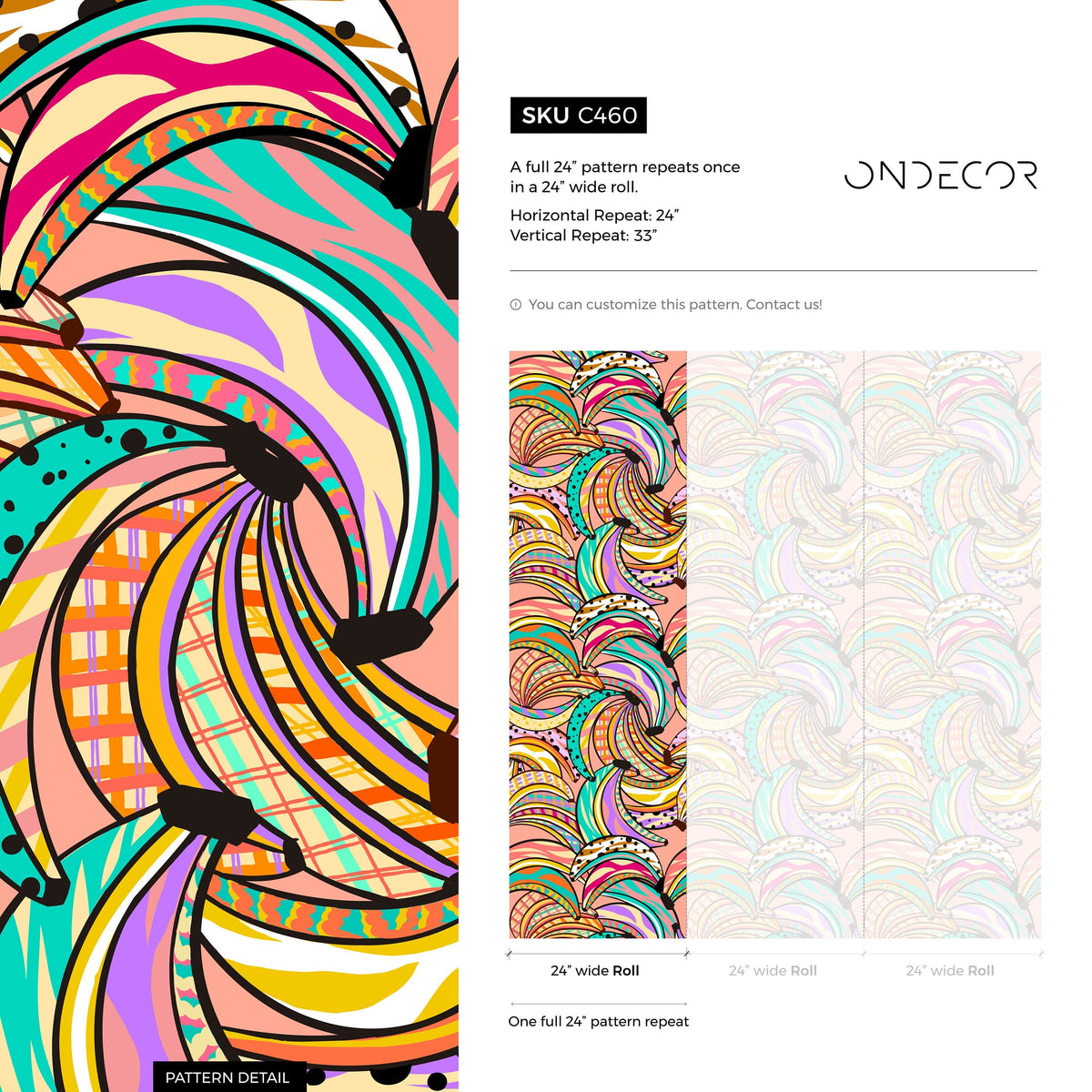 Wallpaper Removable Wallpaper Peel and Stick Wallpaper Wall Decor Home Decor Wall Art Printable Wall Art / Abstract Banana Wallpaper - C460