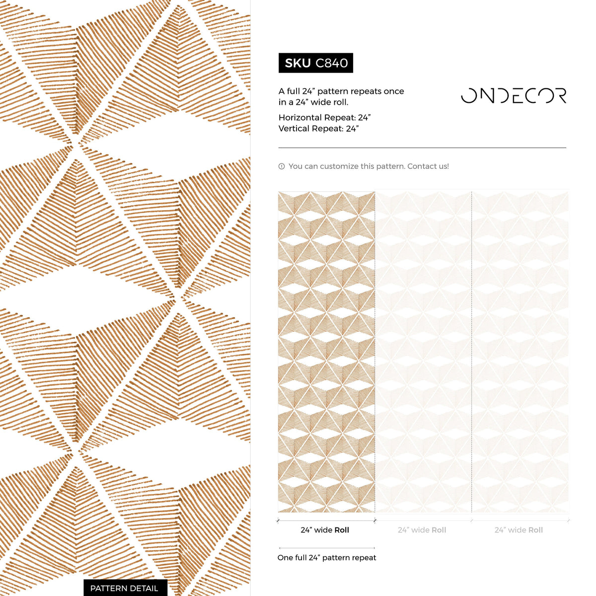 Modern Geometric Wallpaper / Peel and Stick Wallpaper Removable Wallpaper Home Decor Wall Art Wall Decor Room Decor - C840