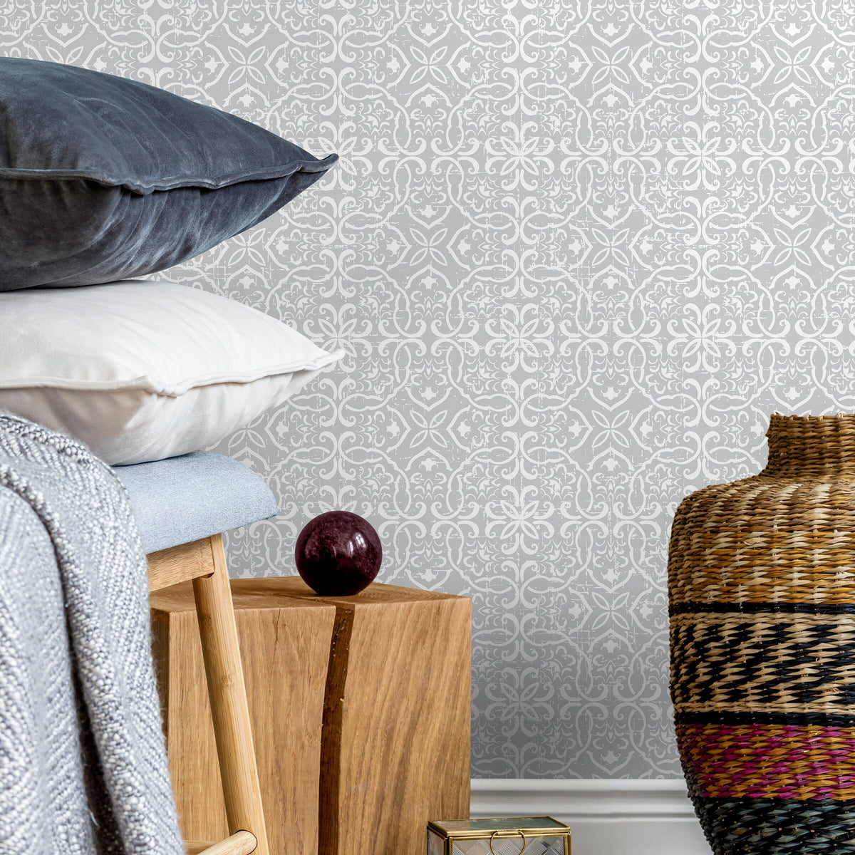 Removable Wallpaper Wall Temporary Wallpaper Nursery Wallpaper Wall Decor Wall Paper Removable Peel and Stick Wallpaper - A610