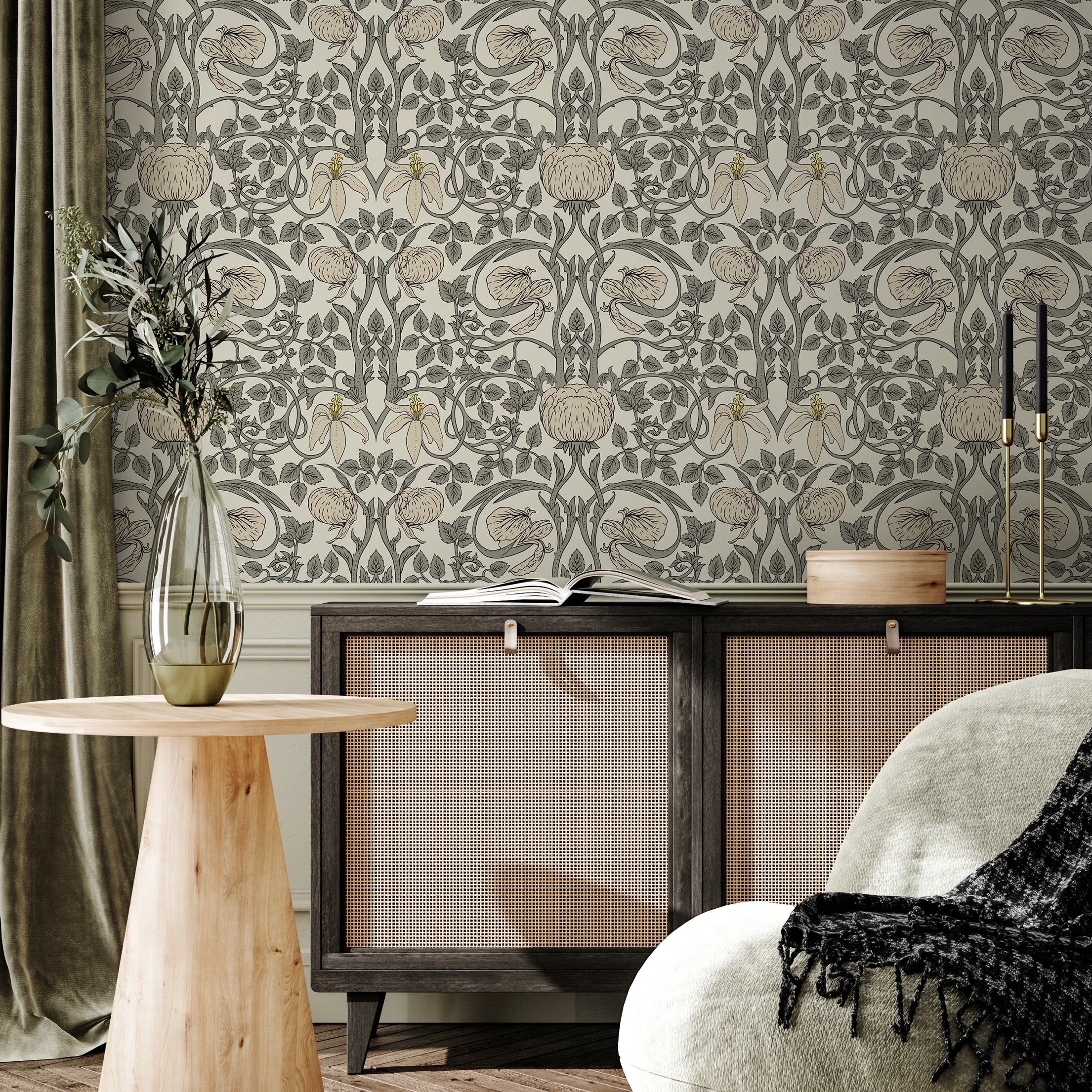 Taupe Wallpaper